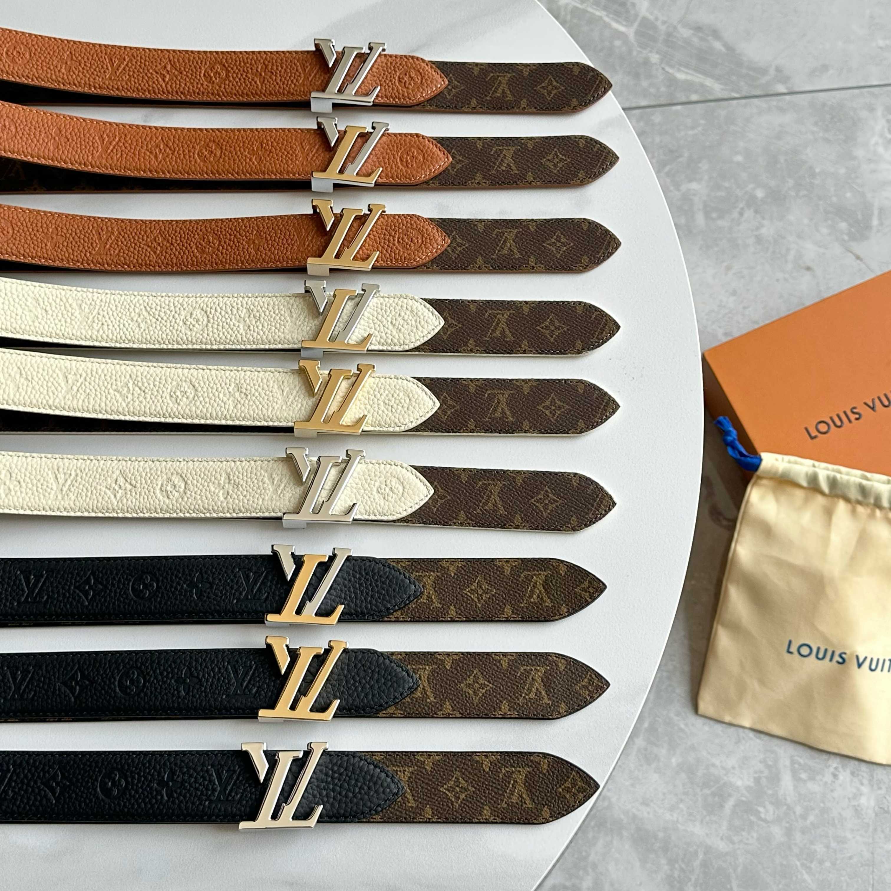 Louis Vuitton Female Basic Belt Cow Leather S-l