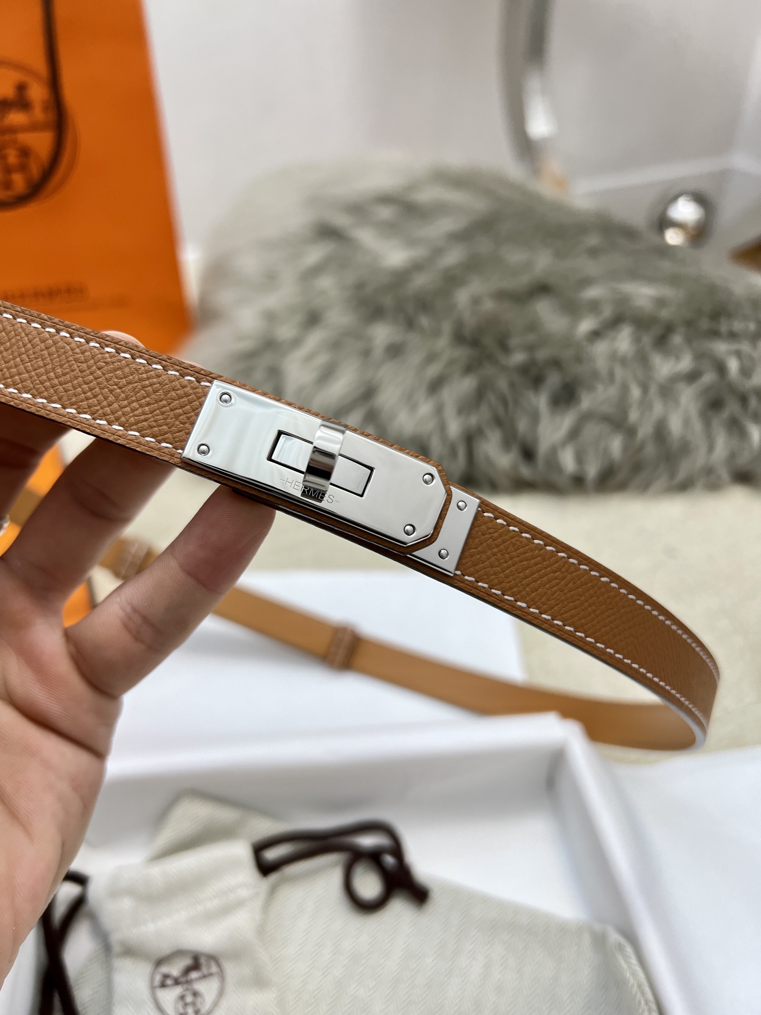 Hermès Female Basic Belt 8mm