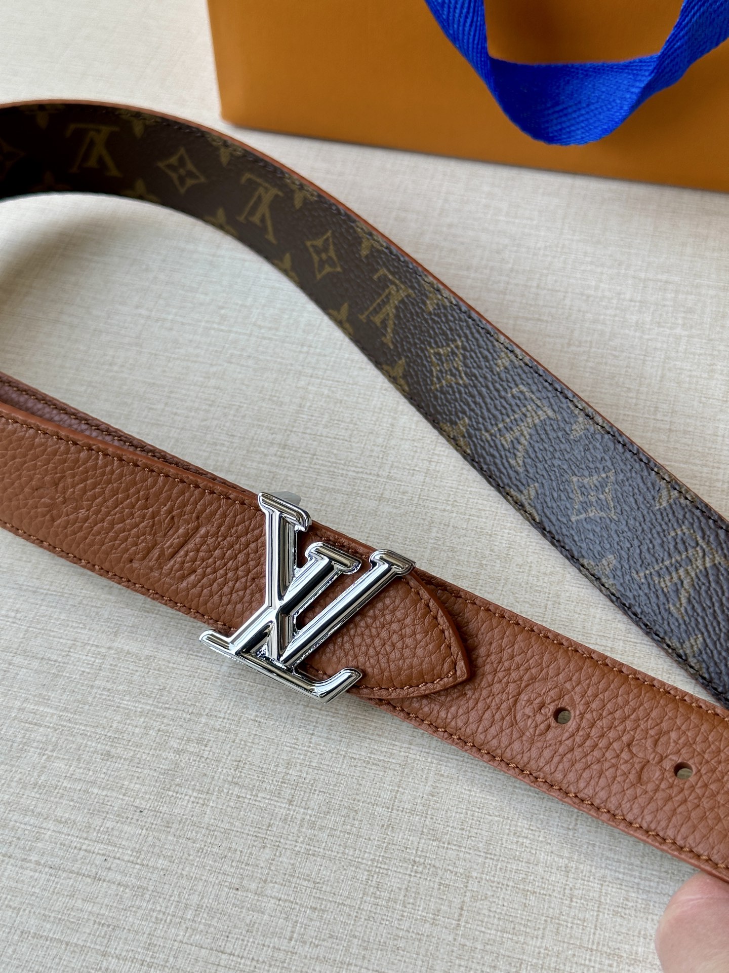 Louis Vuitton Female Basic Belt Canvas M-l
