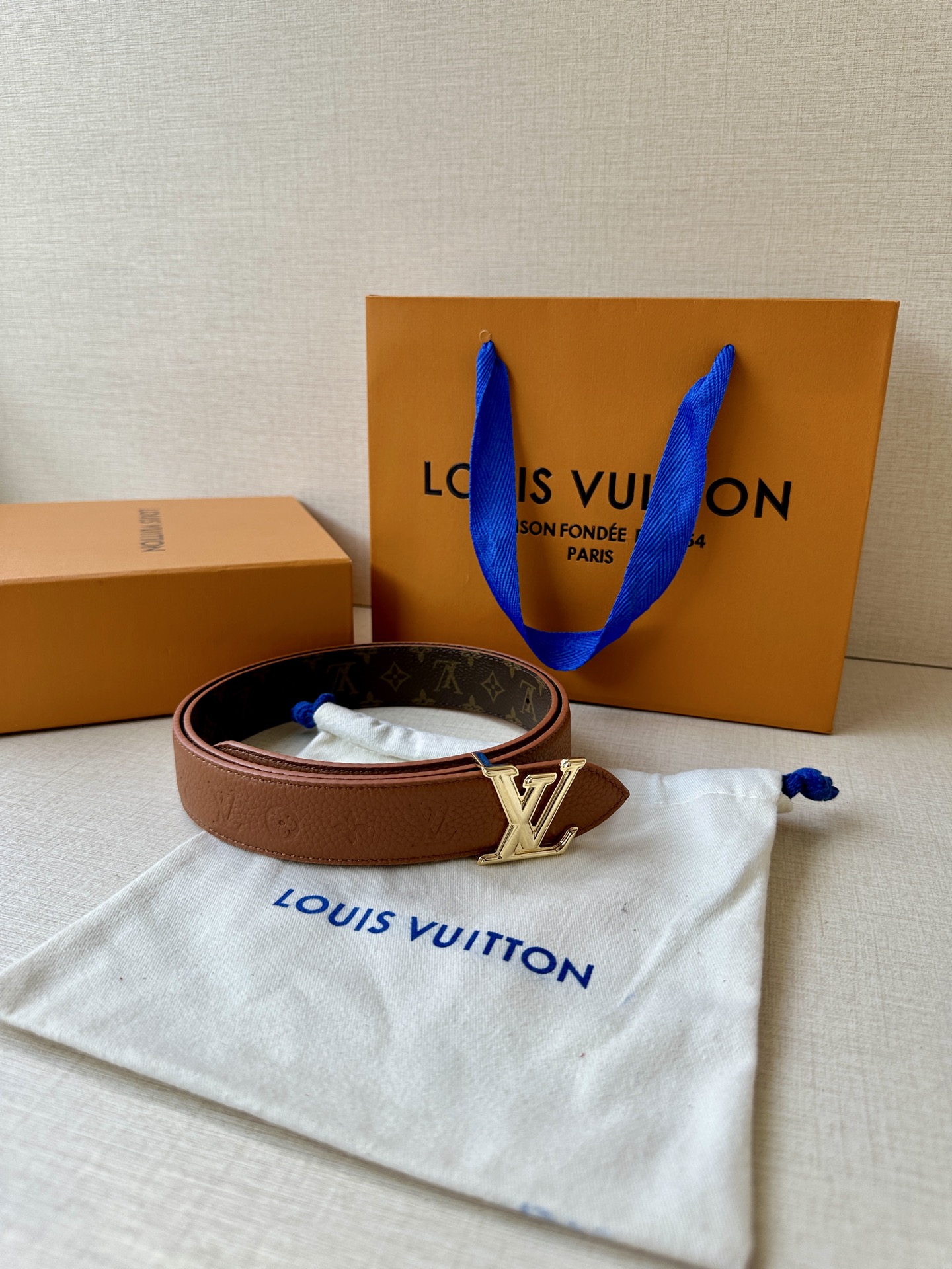Louis Vuitton Female Basic Belt Canvas M-l