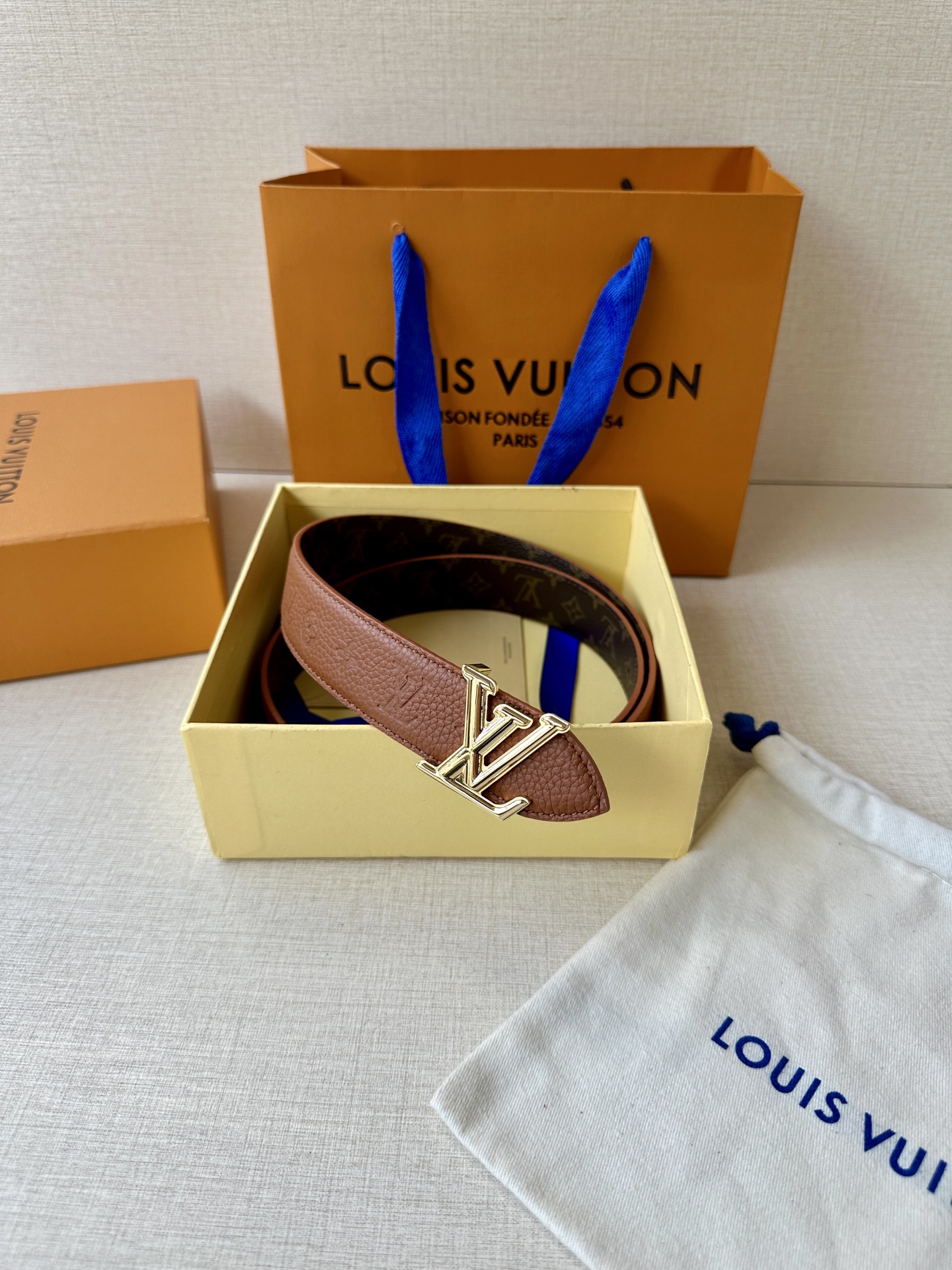 Louis Vuitton Female Basic Belt Canvas M-l