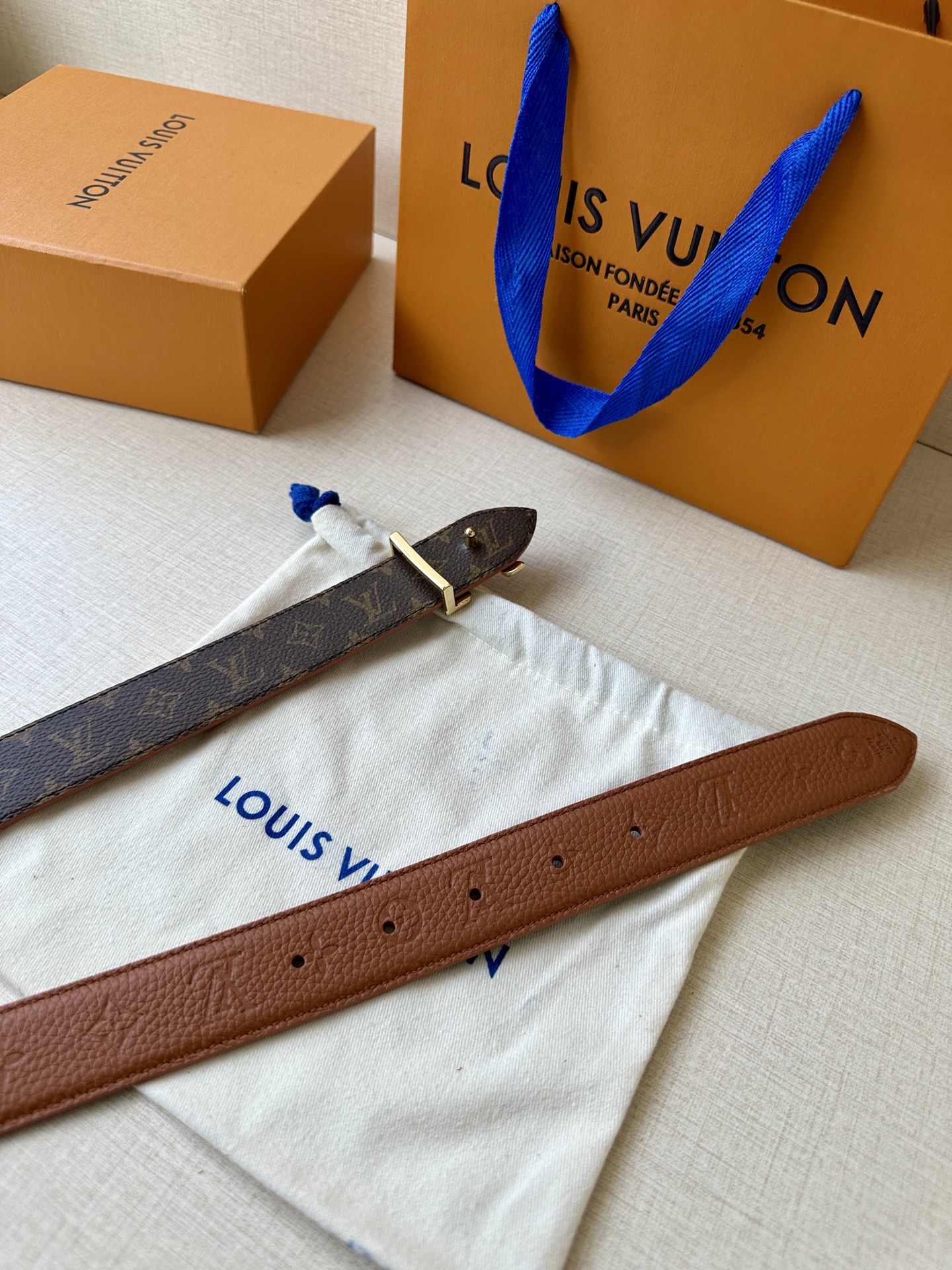 Louis Vuitton Female Basic Belt Canvas M-l