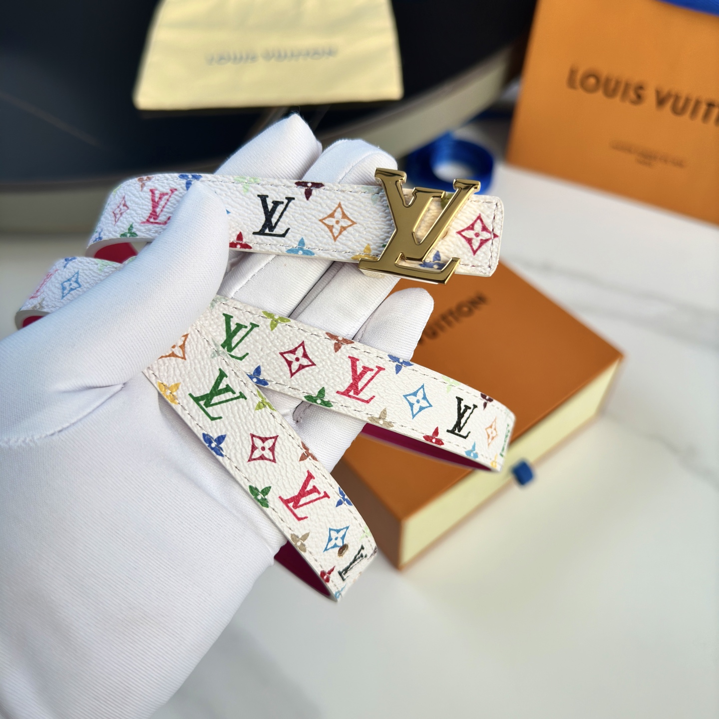 Louis Vuitton Female Basic Belt Cow Leather M