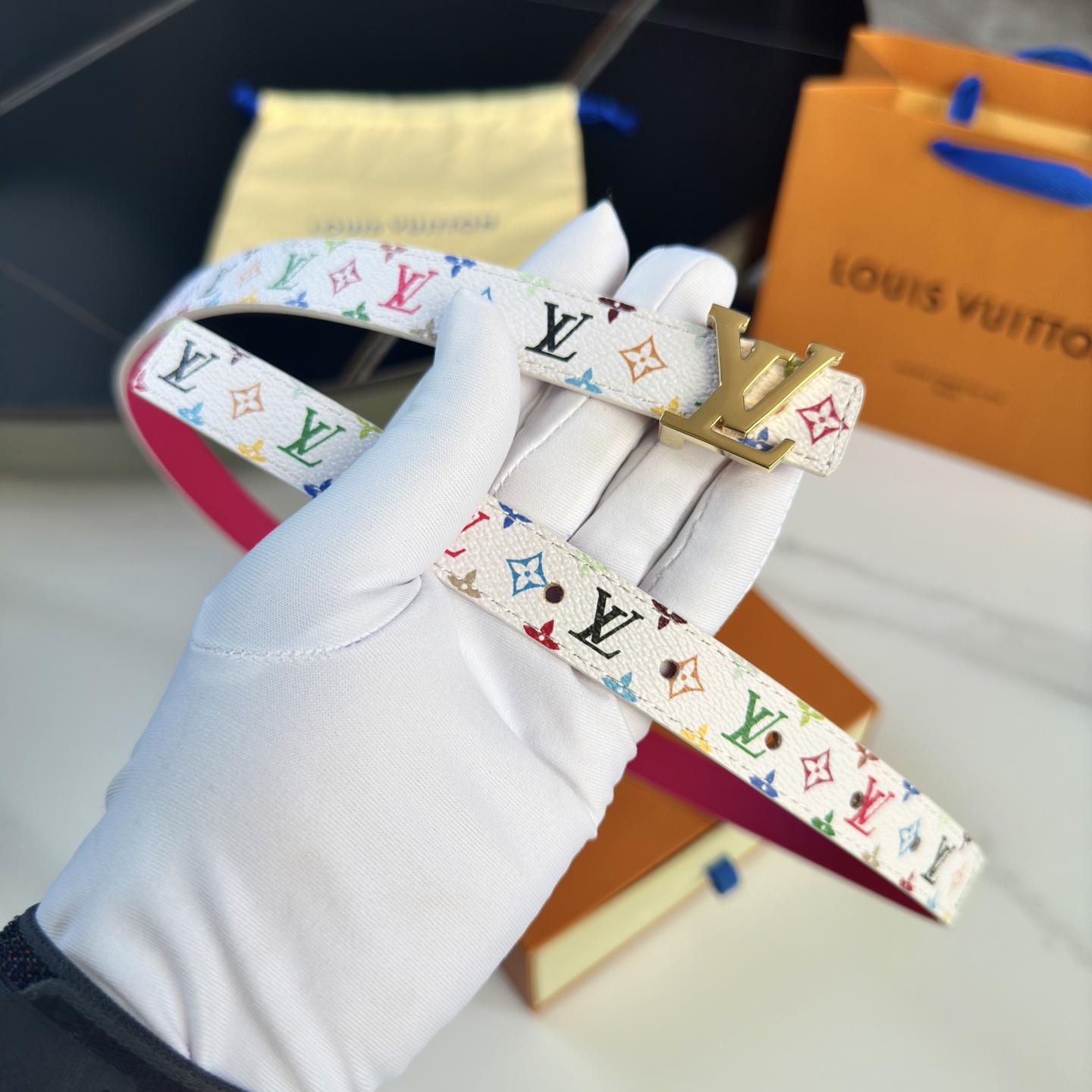 Louis Vuitton Female Basic Belt Cow Leather M