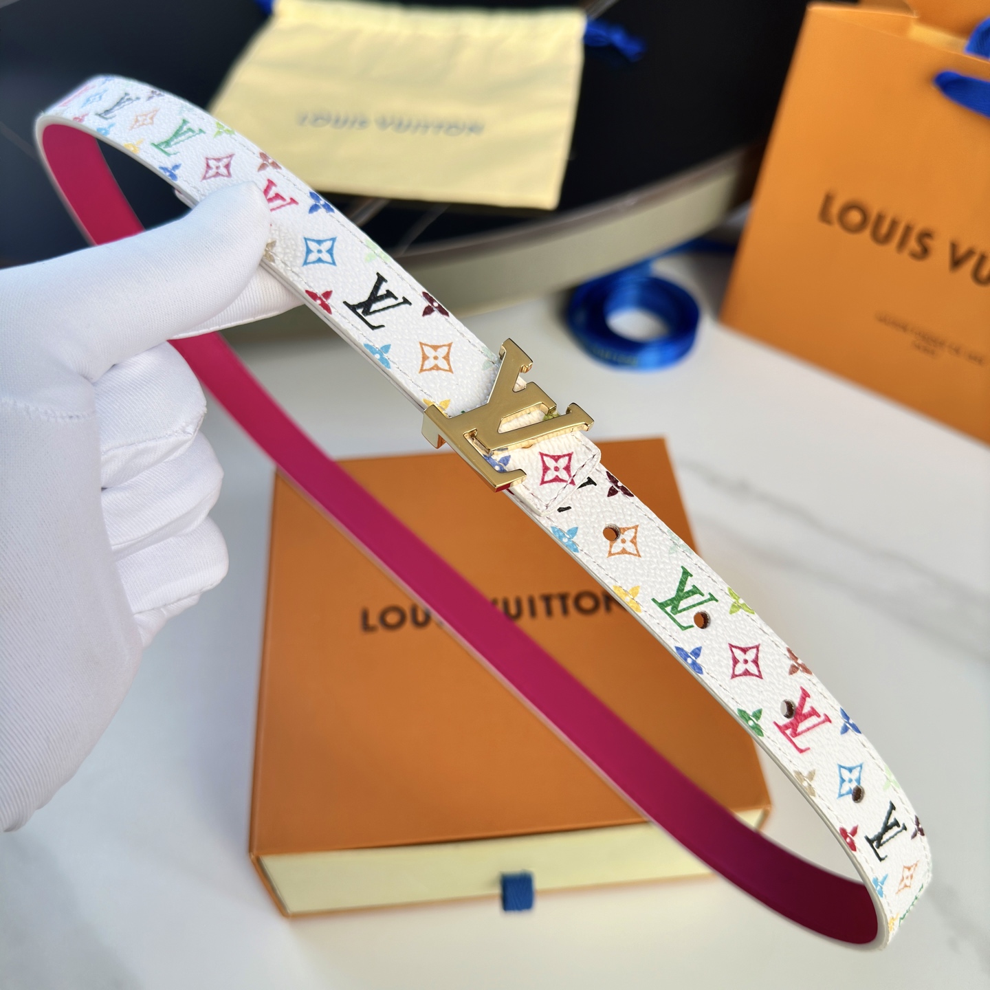 Louis Vuitton Female Basic Belt Cow Leather M