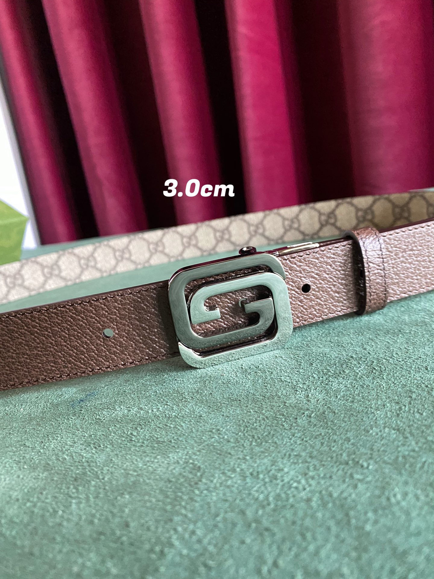 Gucci Female Basic Belt Canvas Brown S-m