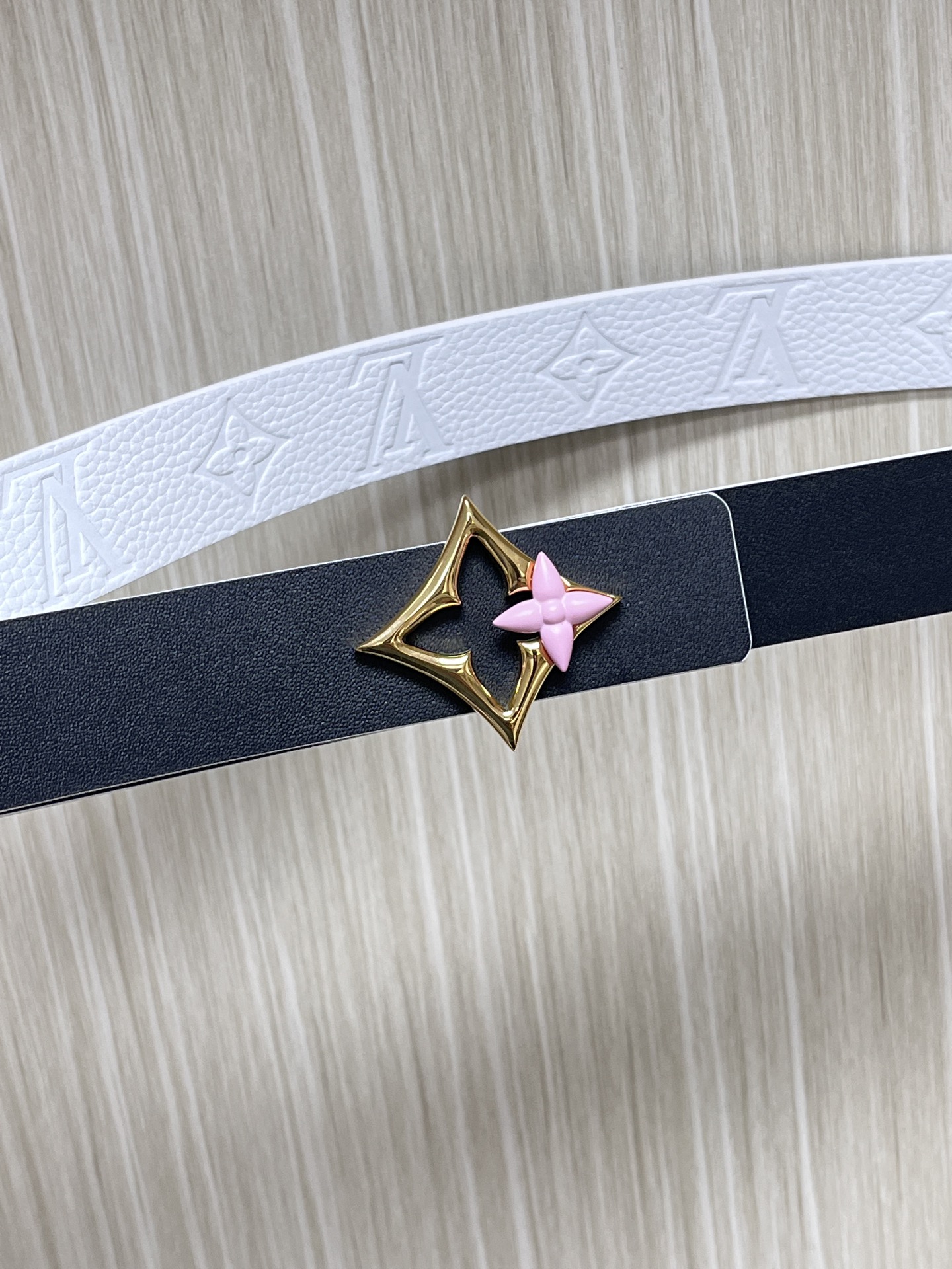 Louis Vuitton Female Basic Belt Cow Leather Black L