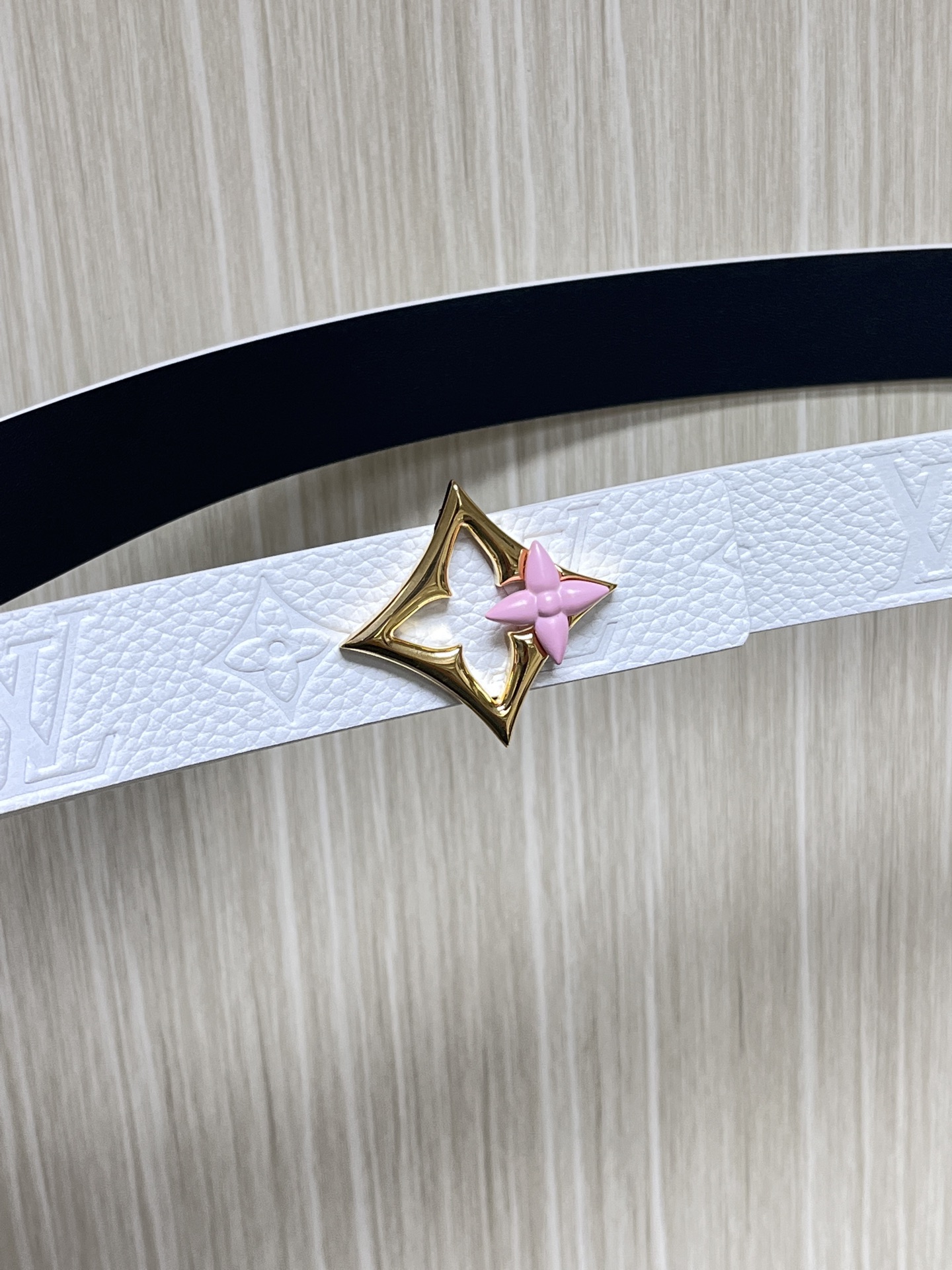 Louis Vuitton Female Basic Belt Cow Leather Black L