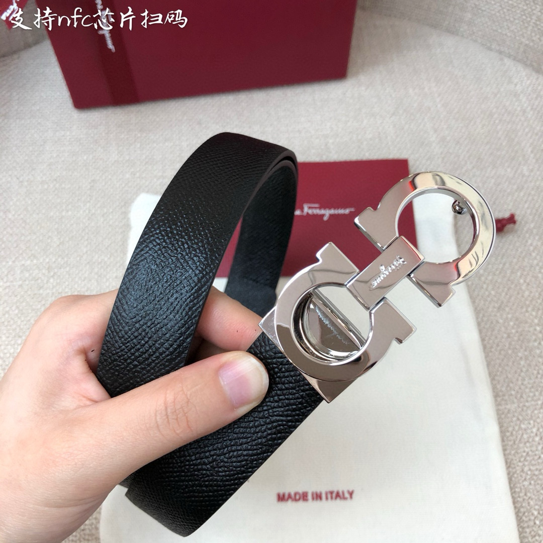 Salvatore Ferragamo Female Basic Belt Cow Leather 25mm-m