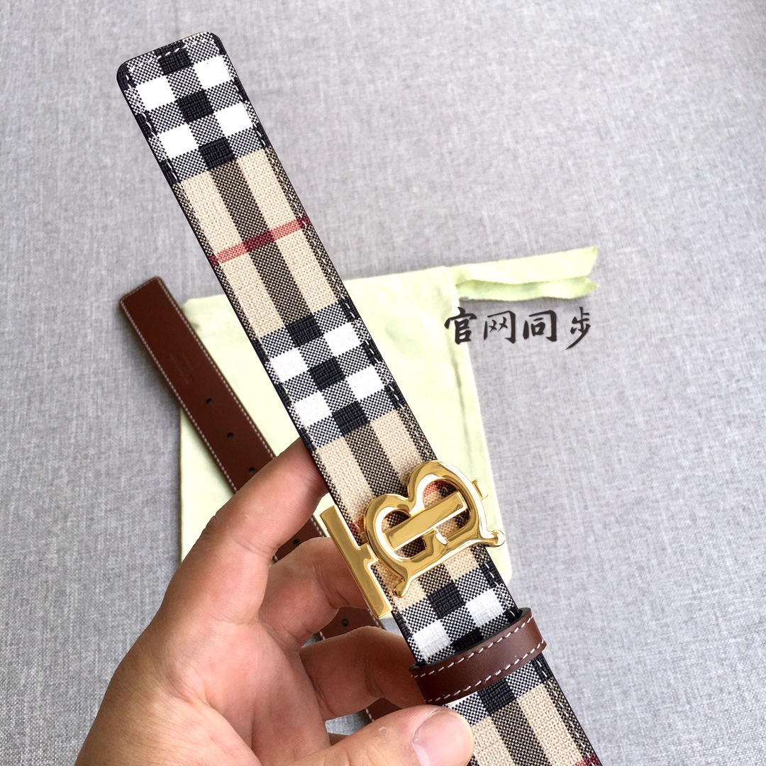 Female Basic Belt Top Grain Leather 30mm