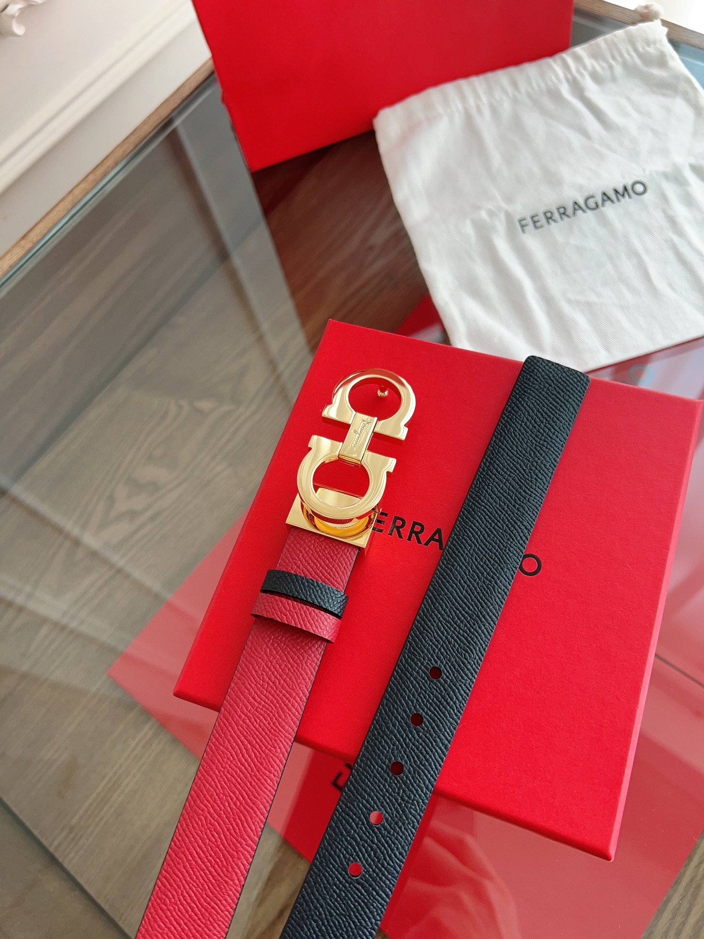 Salvatore Ferragamo Female Basic Belt Top Grain Leather M