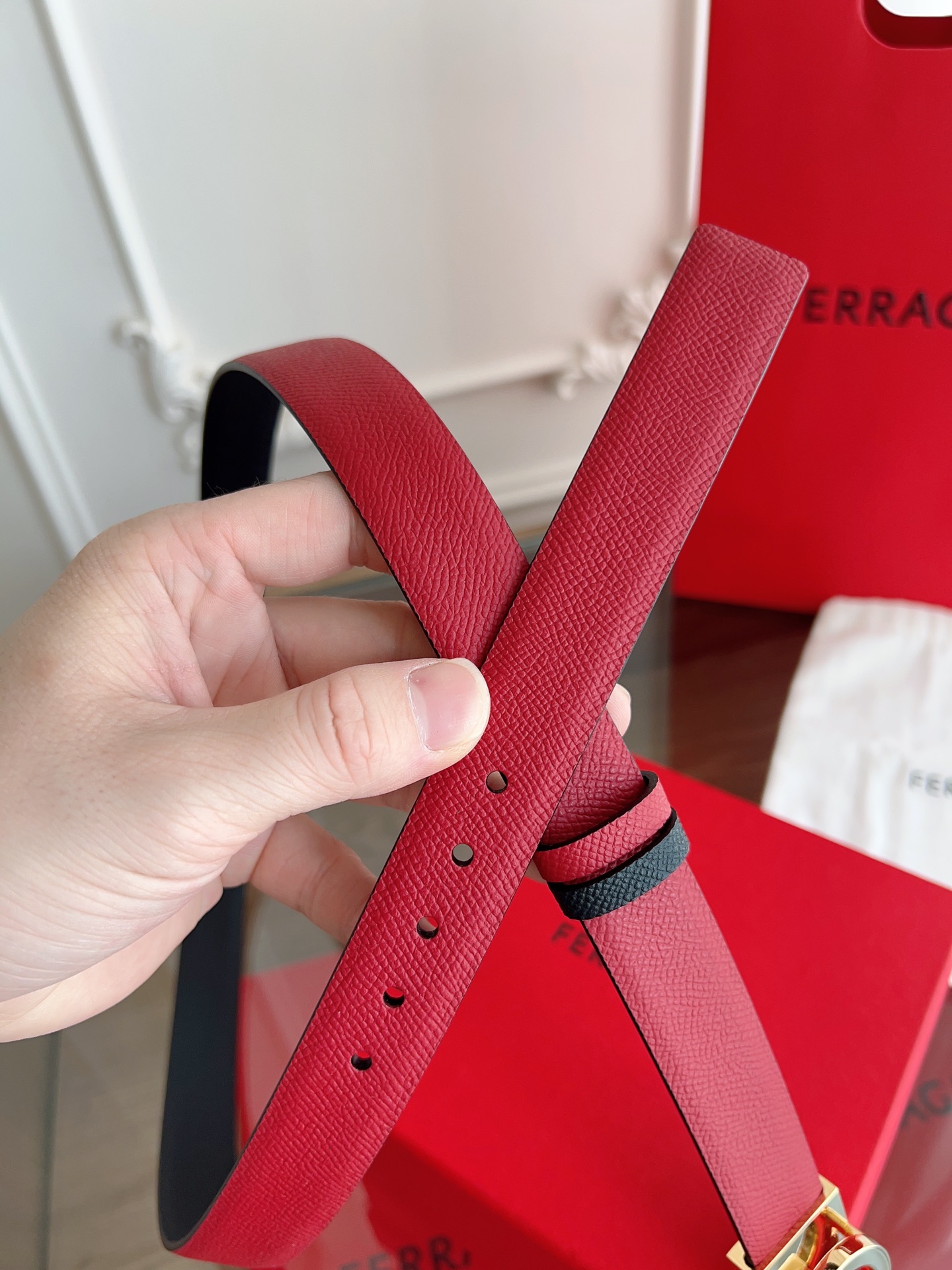 Salvatore Ferragamo Female Basic Belt Top Grain Leather M