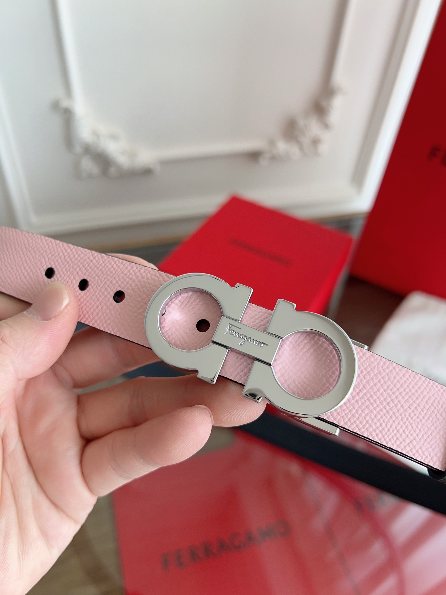 Salvatore Ferragamo Female Basic Belt Top Grain Leather M