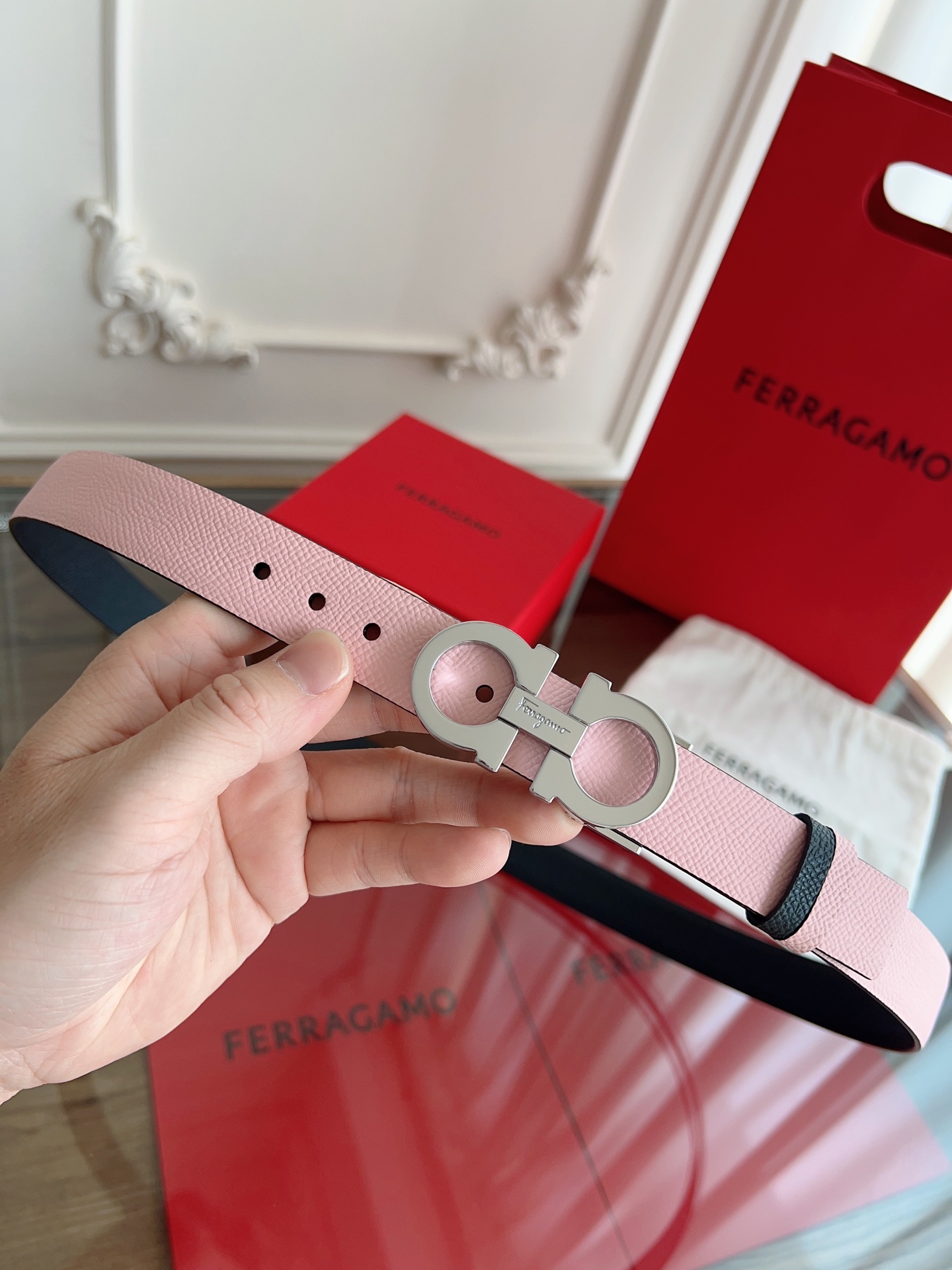 Salvatore Ferragamo Female Basic Belt Top Grain Leather M