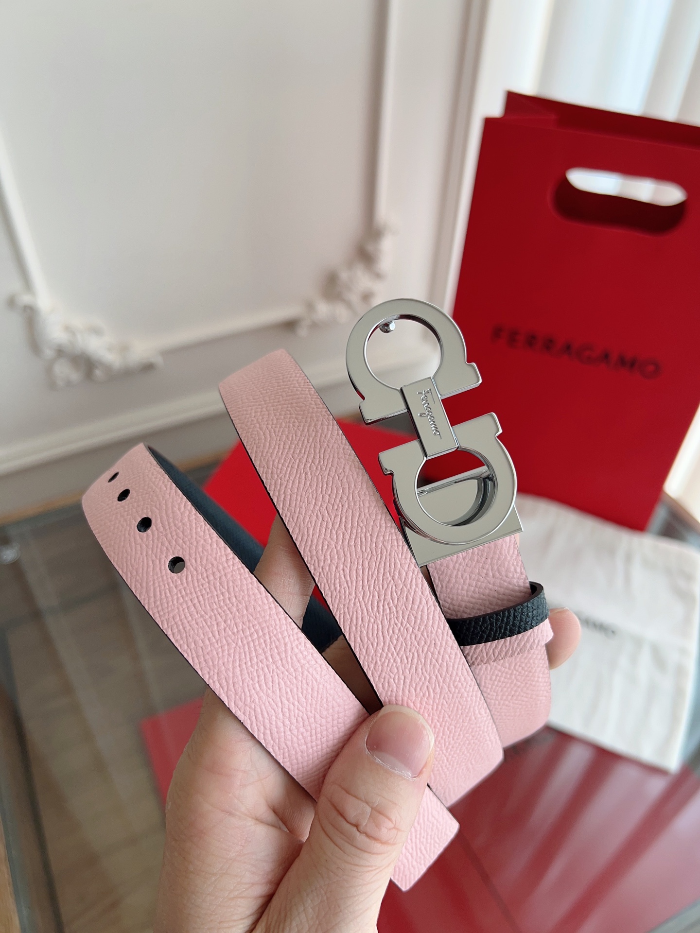 Salvatore Ferragamo Female Basic Belt Top Grain Leather M