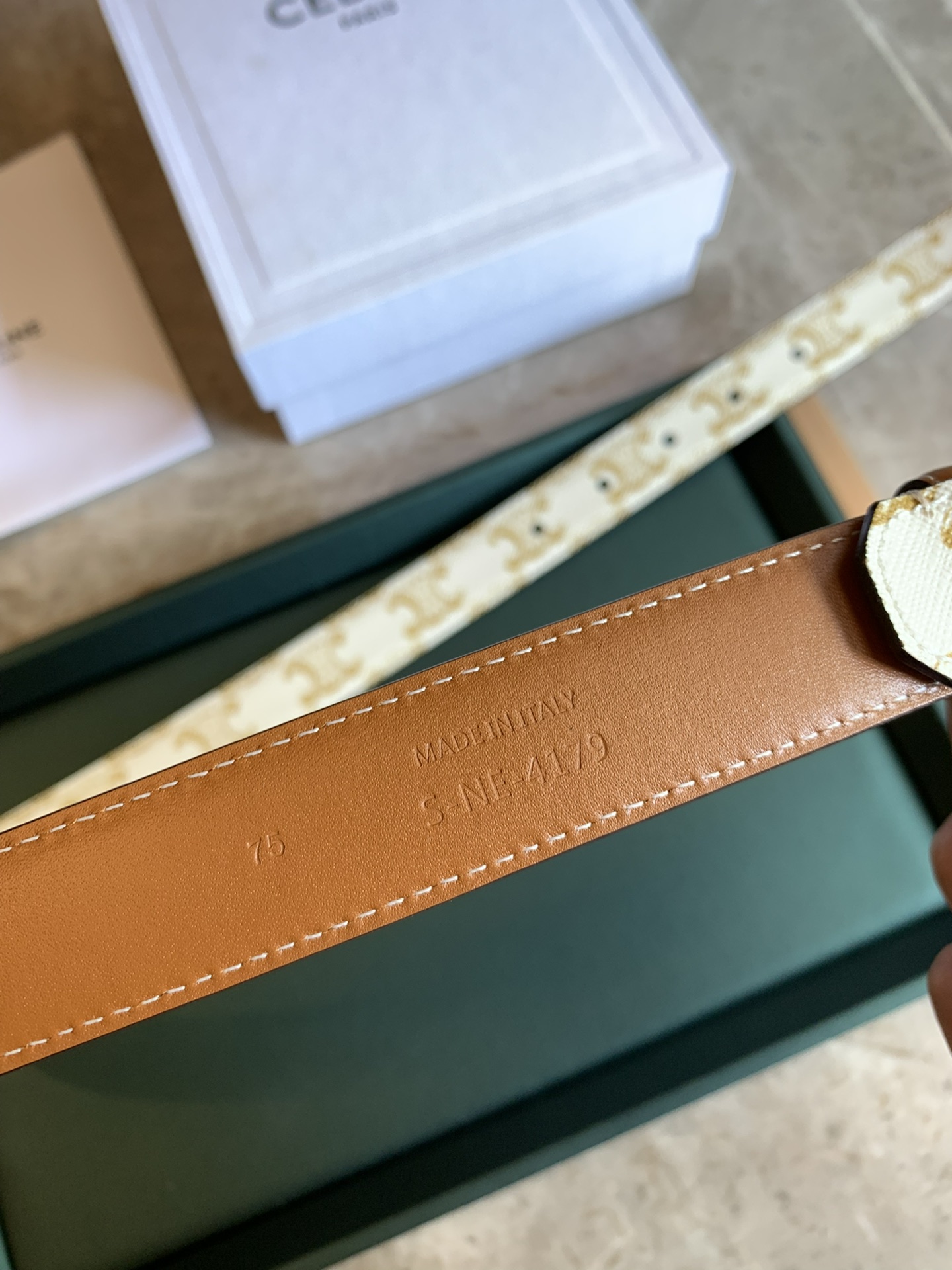 Celine Female Leather Belt Cow Leather 13514-m