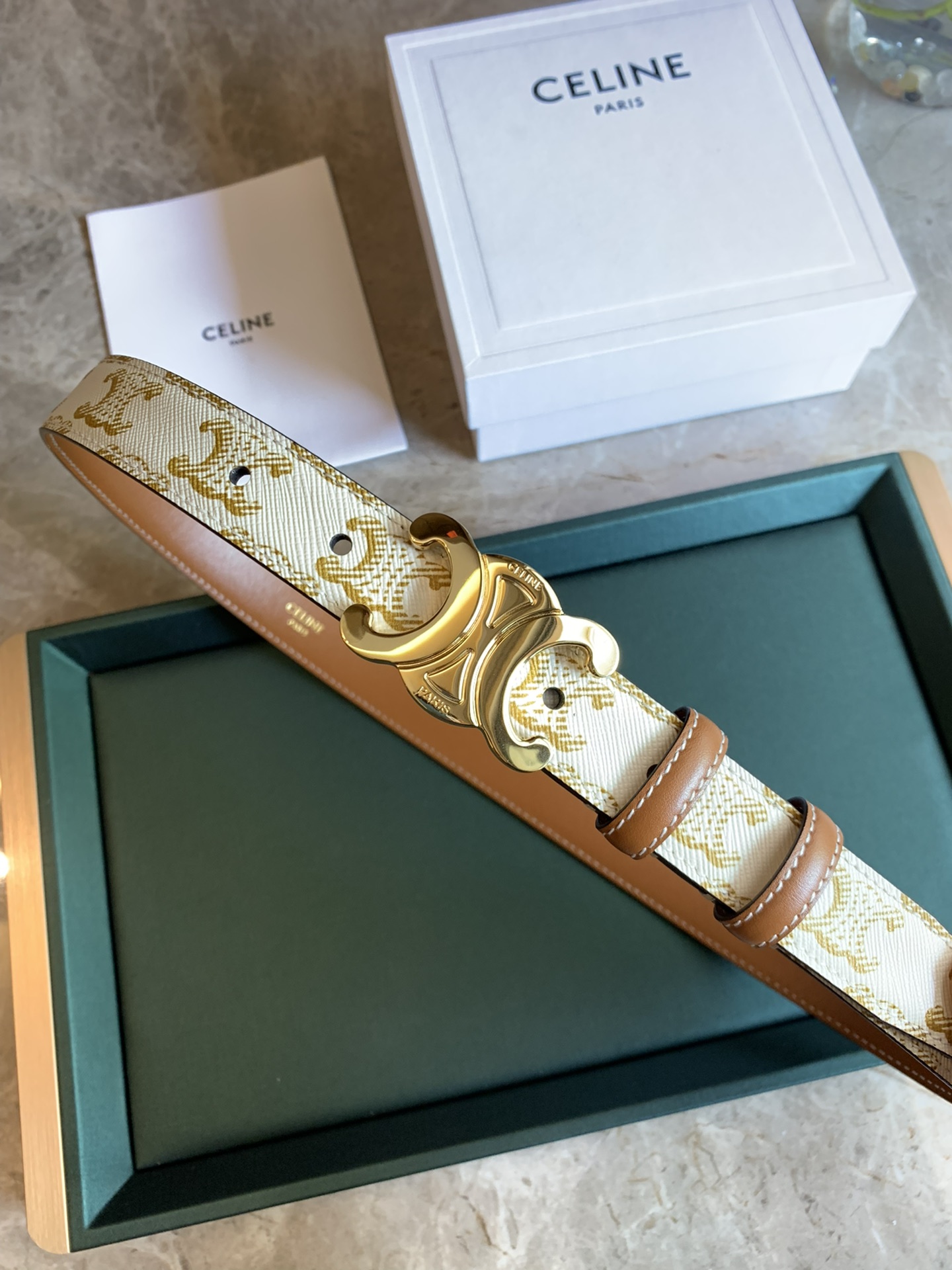 Celine Female Leather Belt Cow Leather 13514-m