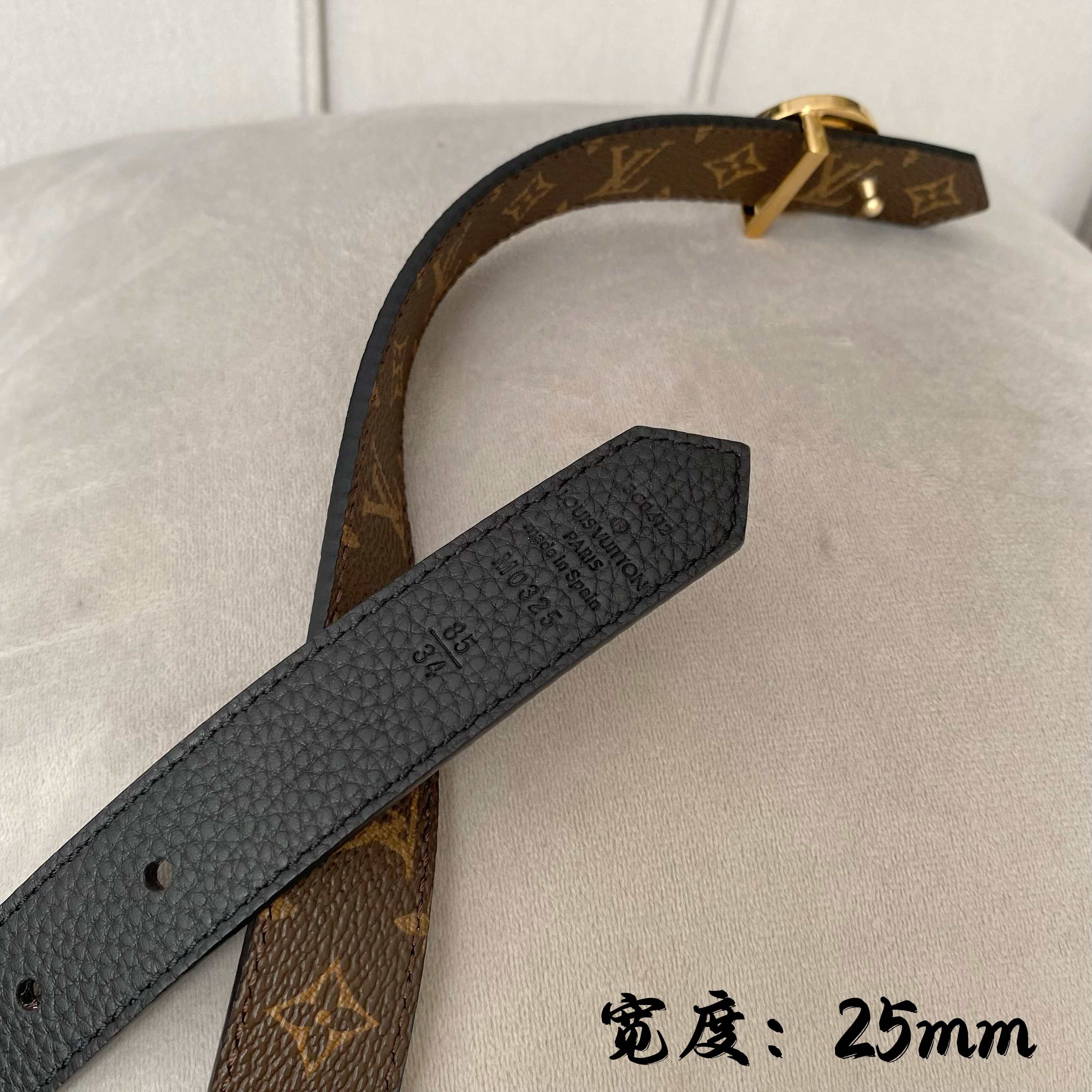 Louis Vuitton Female Basic Belt Canvas S-l