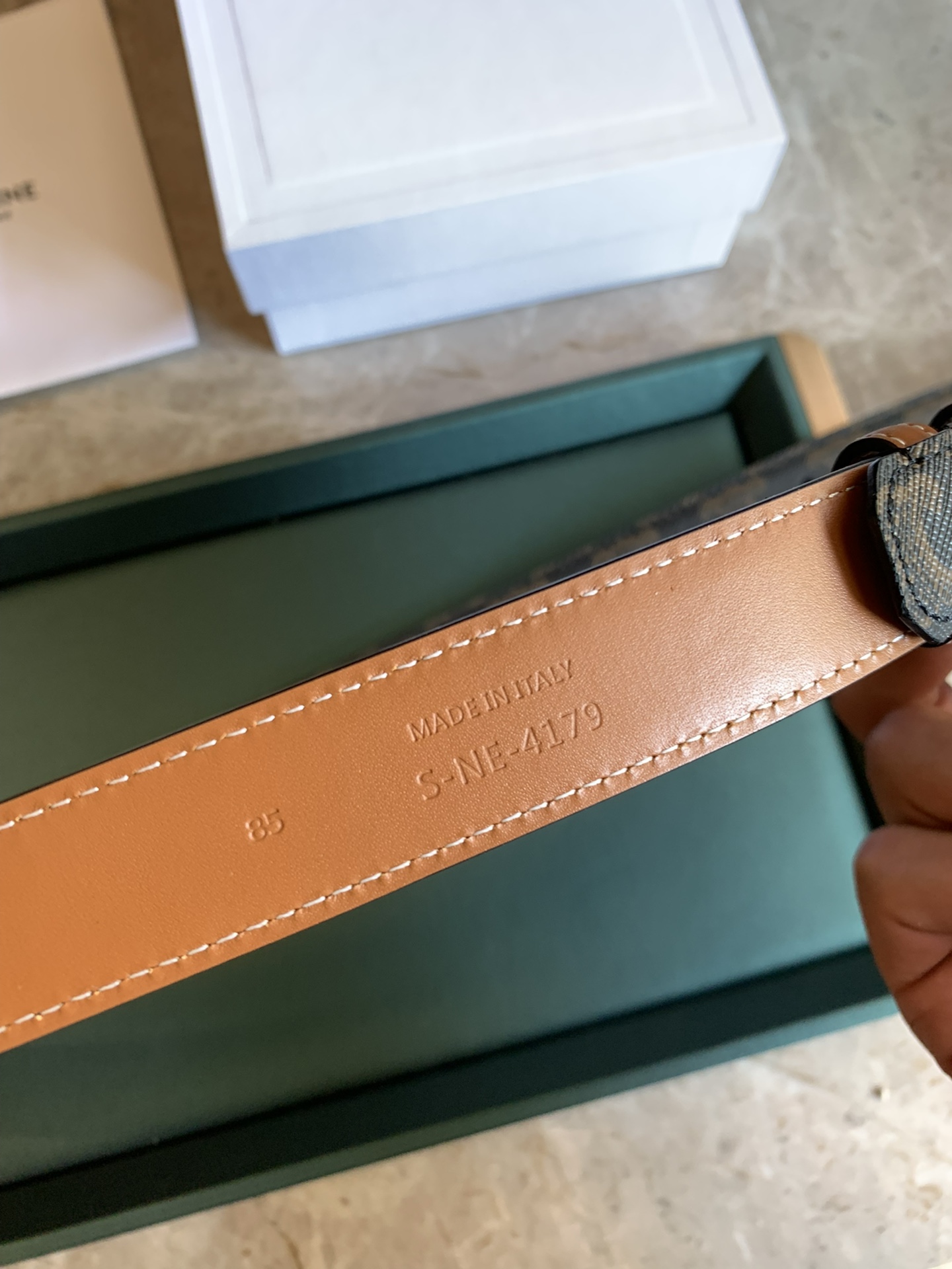 Celine Female Leather Belt Cow Leather 13514-m-l