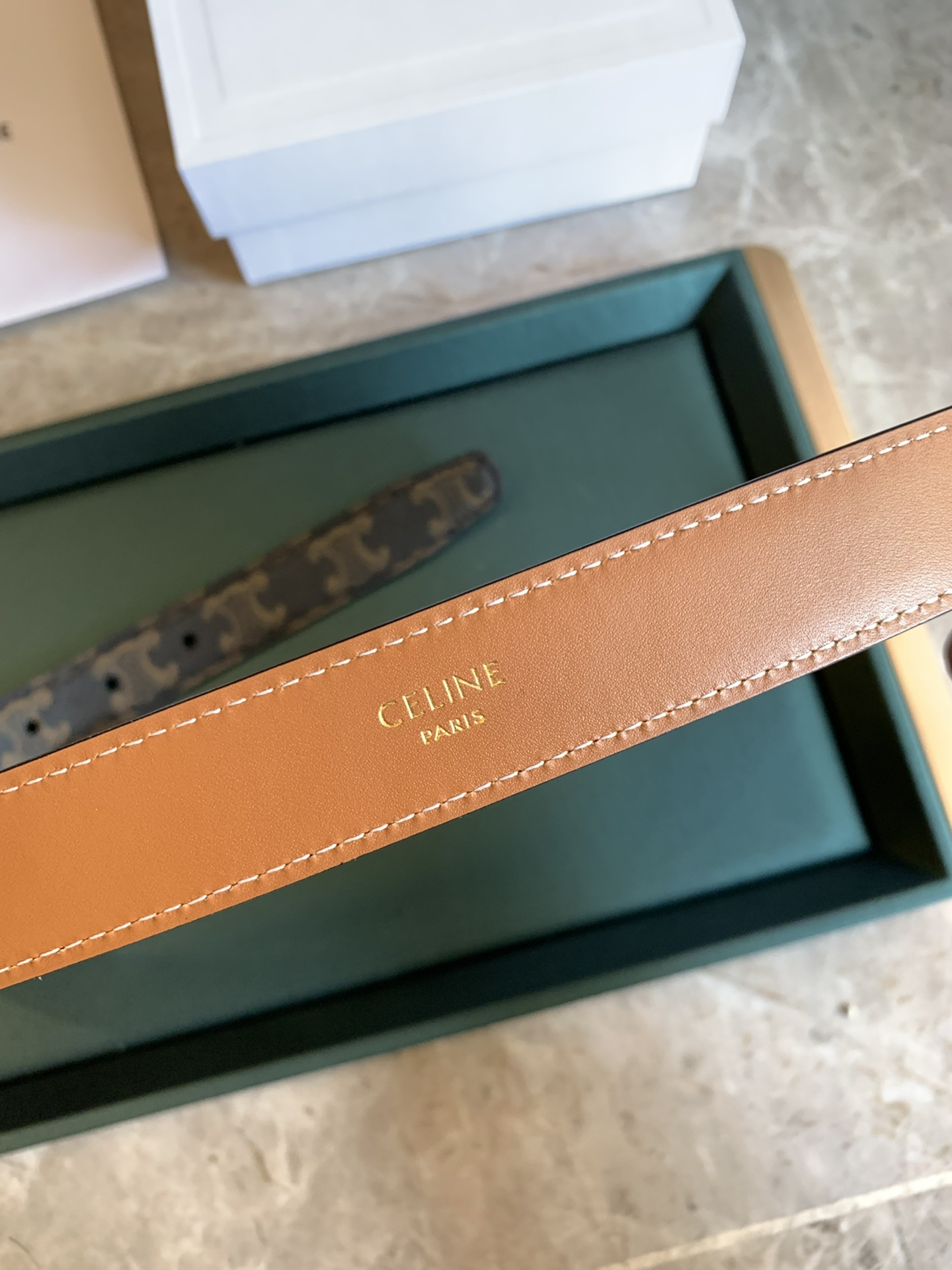 Celine Female Leather Belt Cow Leather 13514-m-l