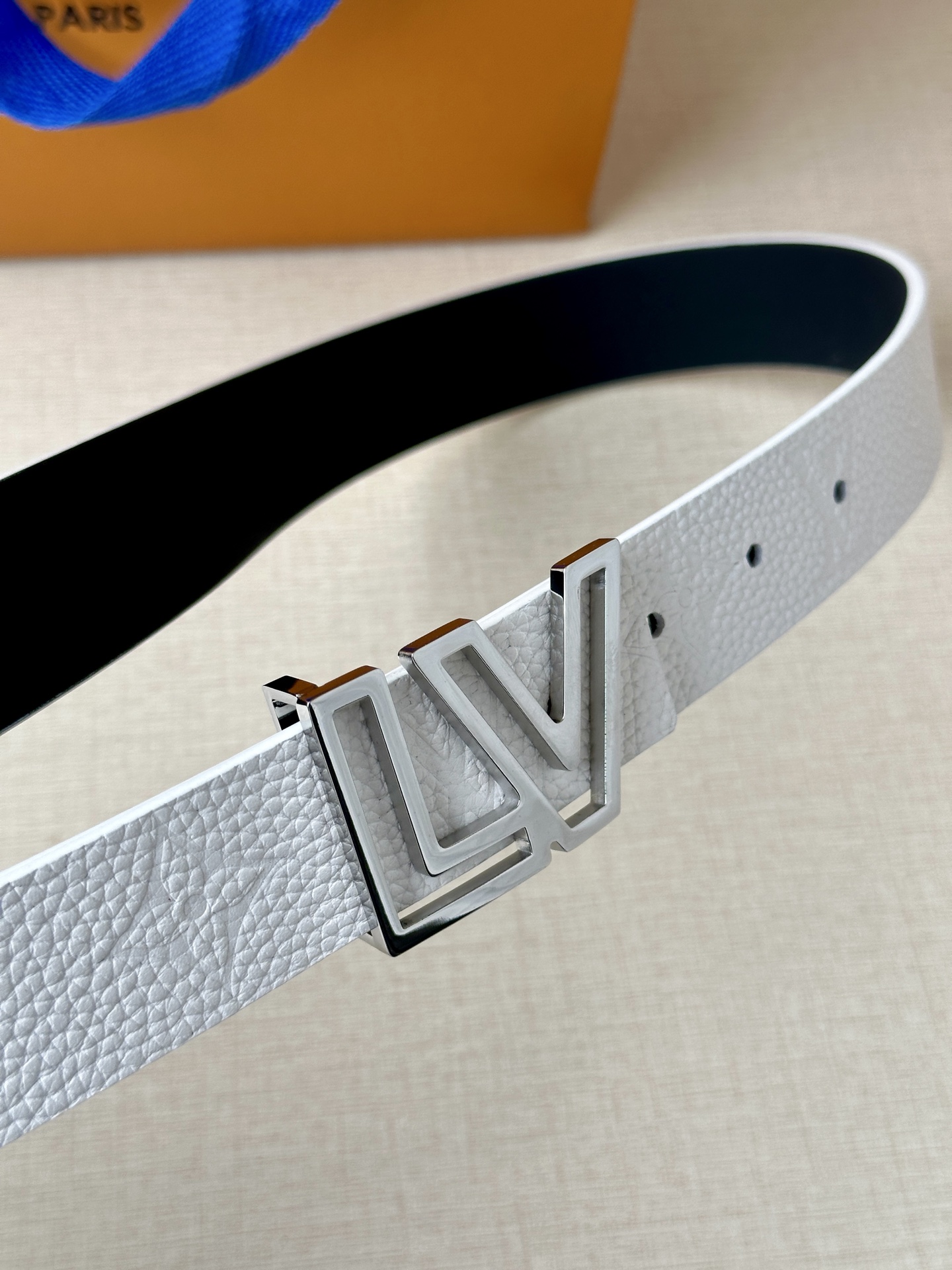 Louis Vuitton Female Leather Belt Top Grain Leather 13514-m-l