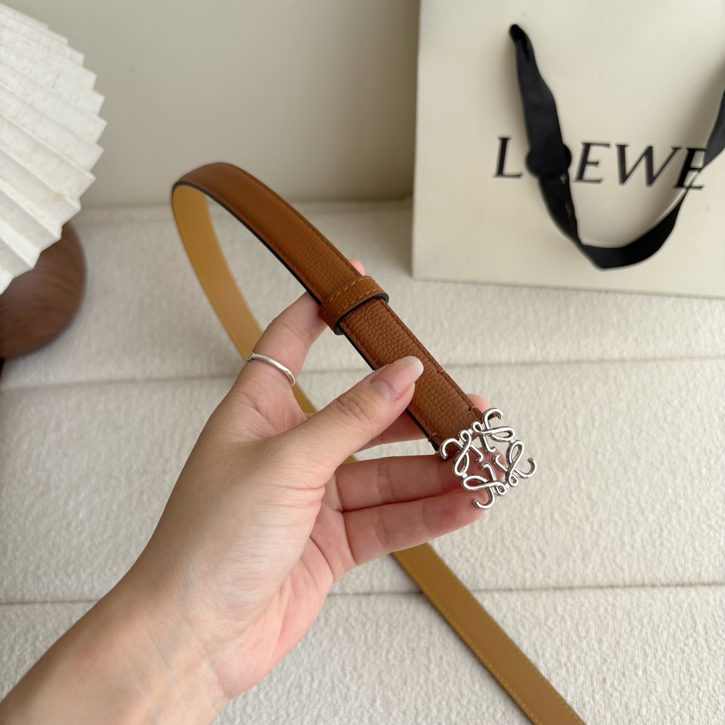 Female Leather Belt Cow Leather M-l