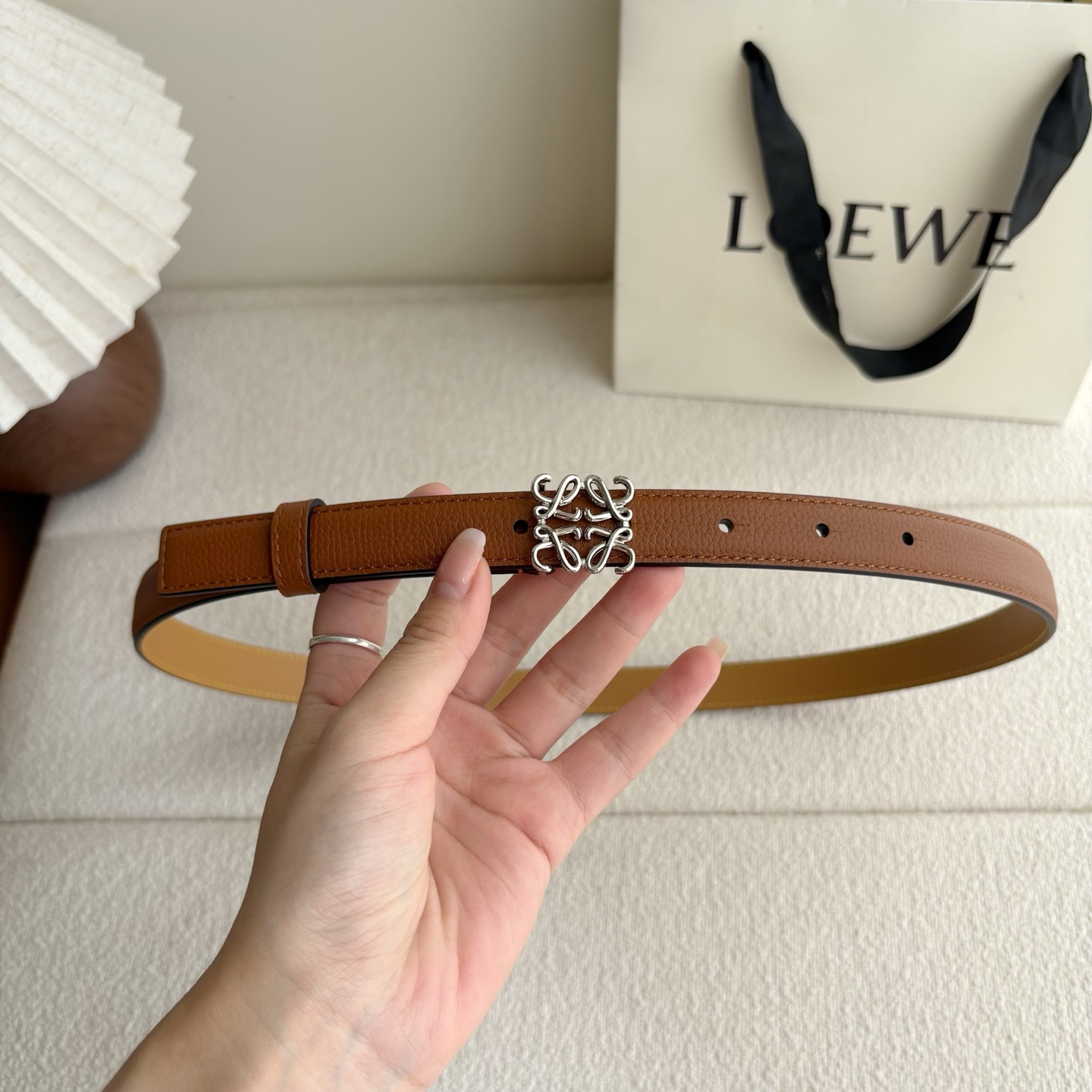 Female Leather Belt Cow Leather M-l