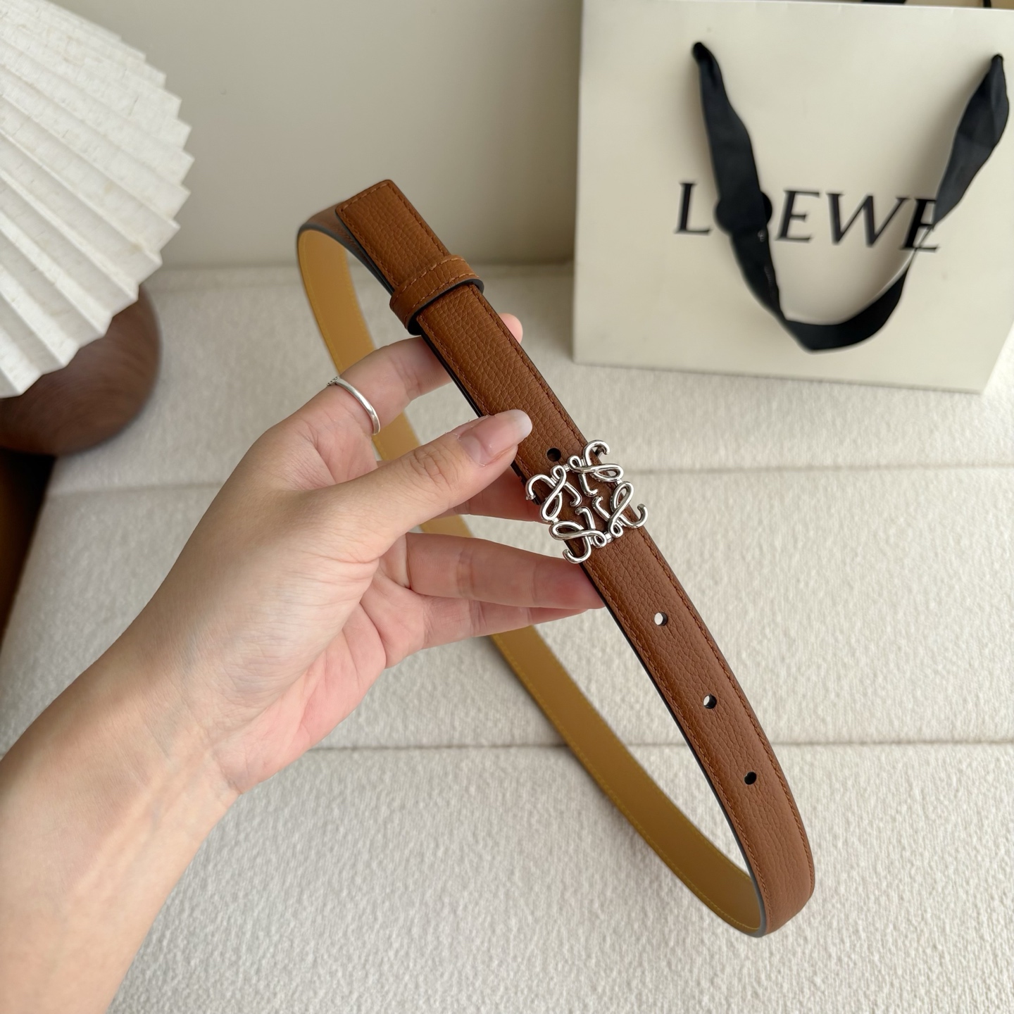 Female Leather Belt Cow Leather M-l
