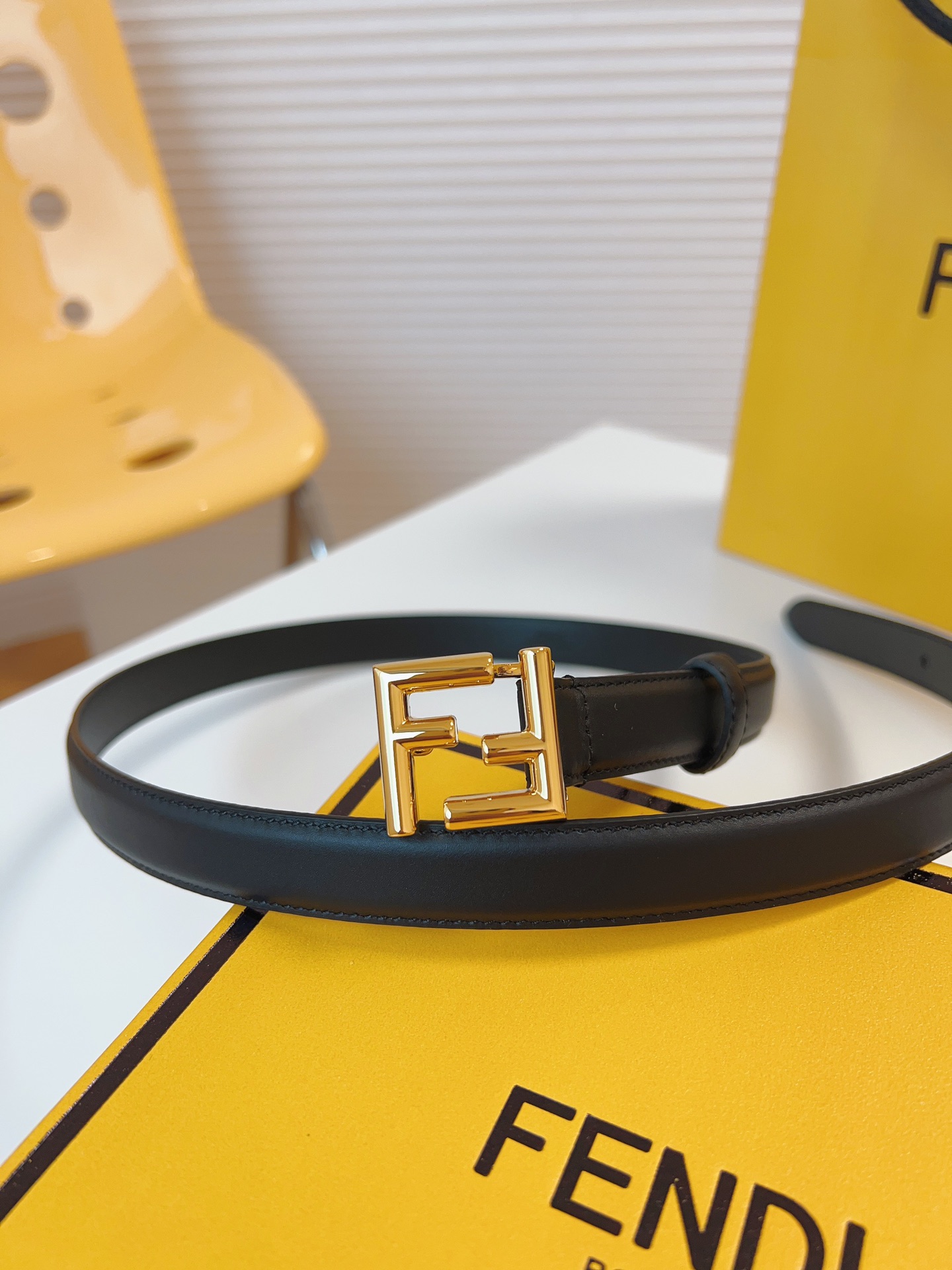 Fendi Female Leather Belt Cow Leather M