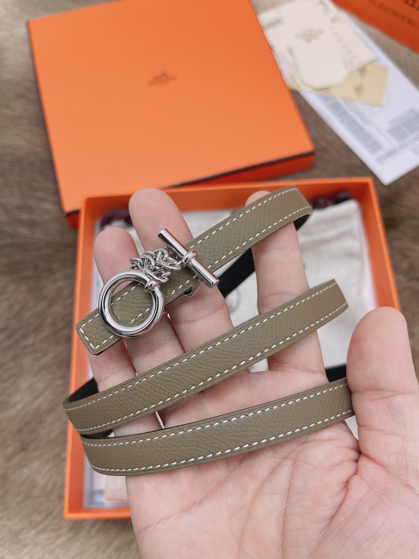 Hermès Female Basic Belt S-m