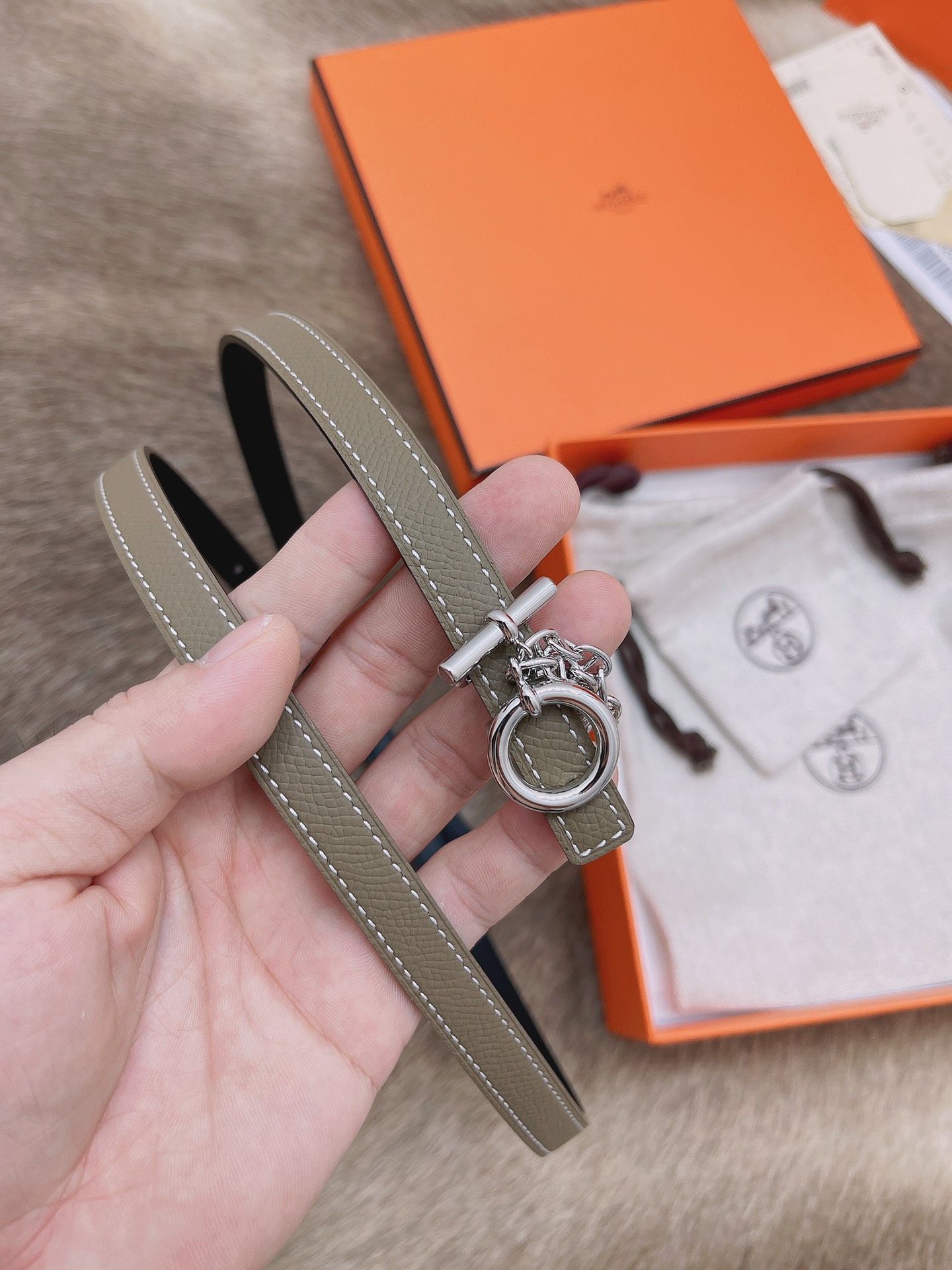 Hermès Female Basic Belt S-m