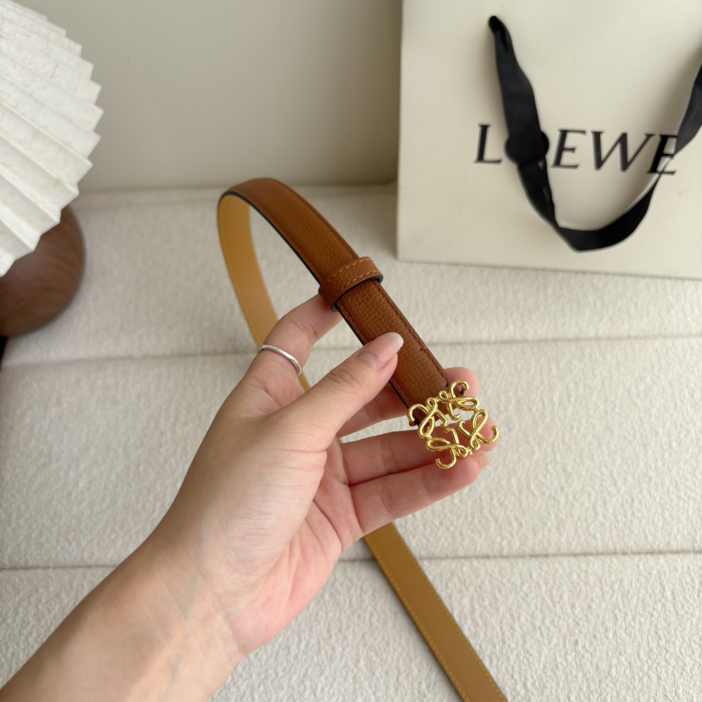Female Leather Belt Cow Leather M-l
