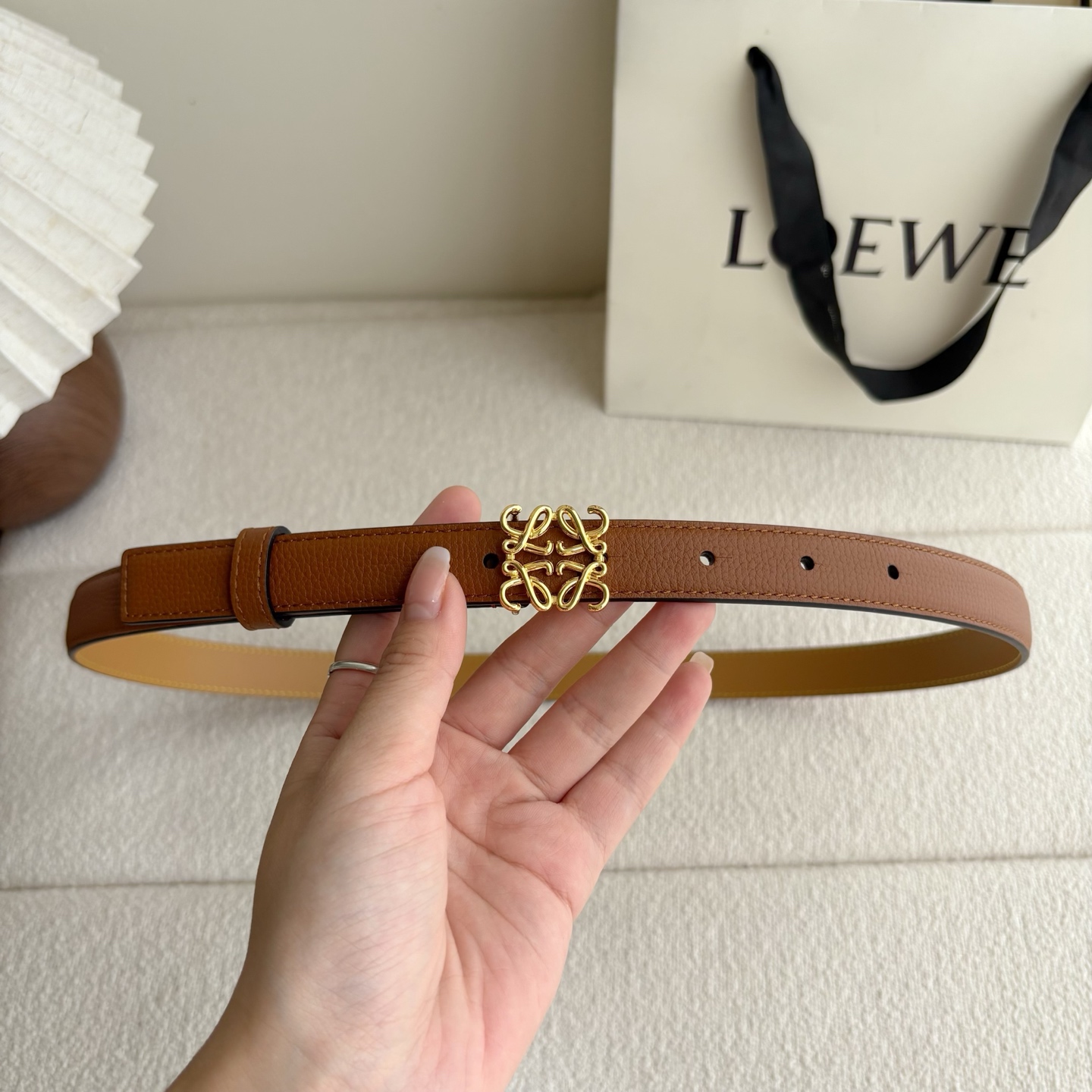Female Leather Belt Cow Leather M-l
