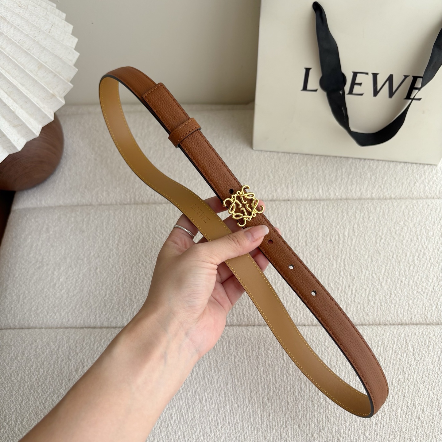 Female Leather Belt Cow Leather M-l