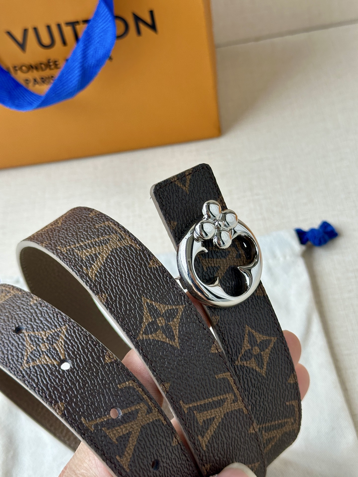 Louis Vuitton Female Basic Belt Canvas 13514-s-m-l