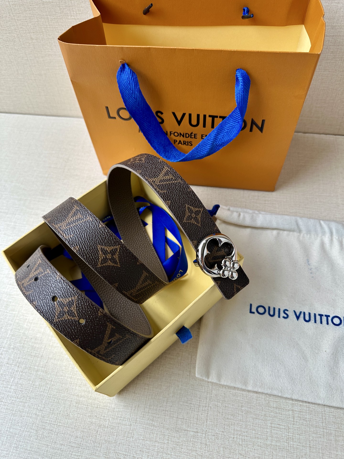 Louis Vuitton Female Basic Belt Canvas 13514-s-m-l