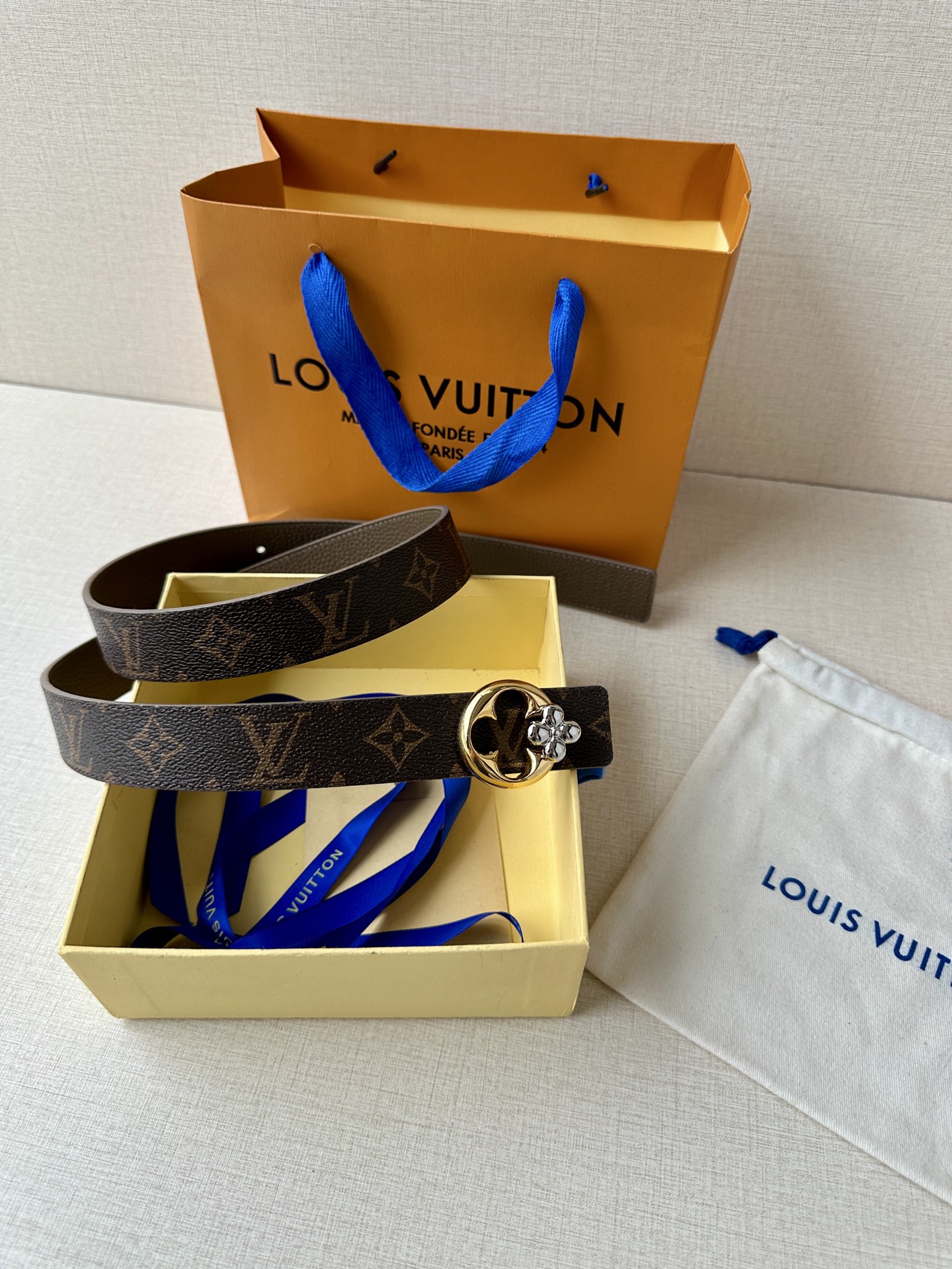 Louis Vuitton Female Basic Belt Canvas 13514-s-m-l