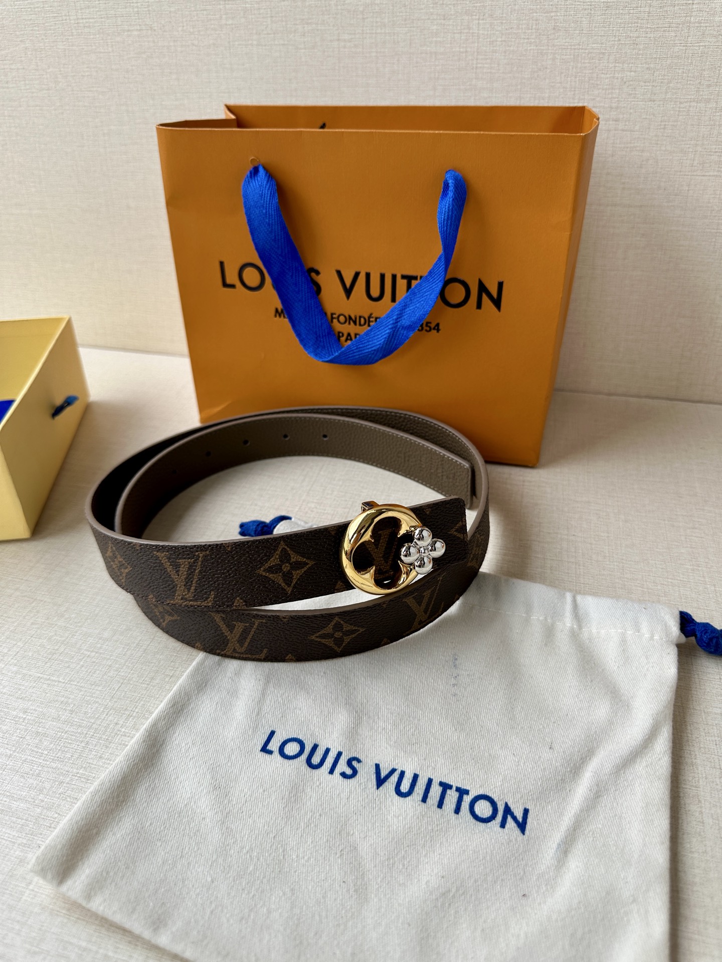 Louis Vuitton Female Basic Belt Canvas 13514-s-m-l