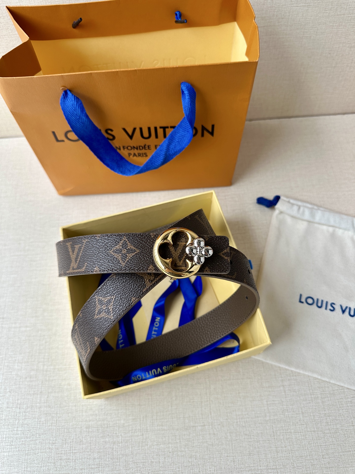 Louis Vuitton Female Basic Belt Canvas 13514-s-m-l