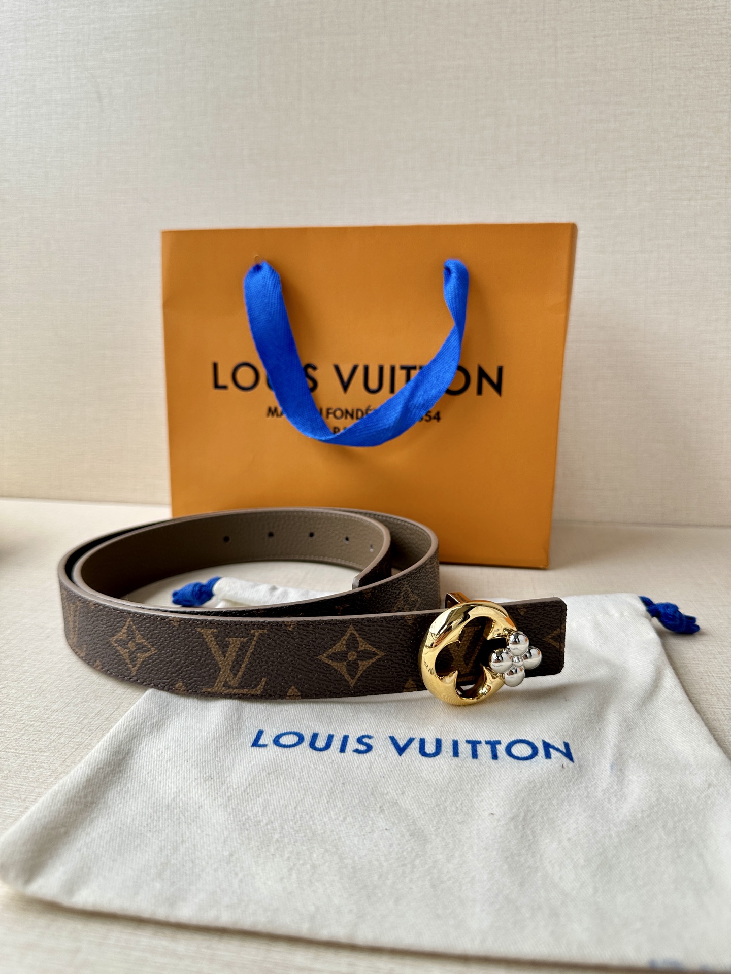 Louis Vuitton Female Basic Belt Canvas 13514-s-m-l