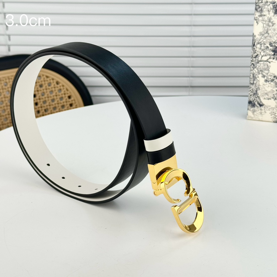 Dior Female Leather Belt Cow Leather 13514-m