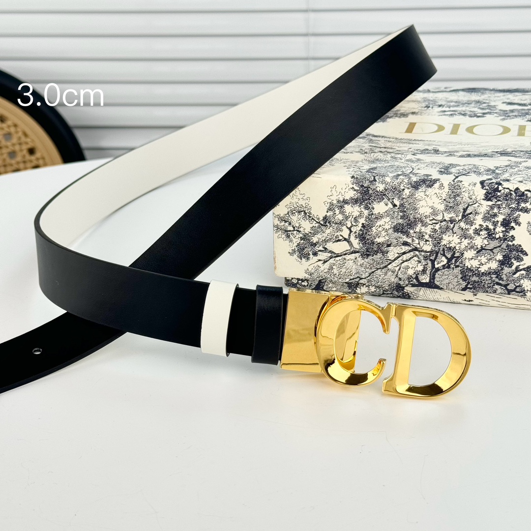 Dior Female Leather Belt Cow Leather 13514-m