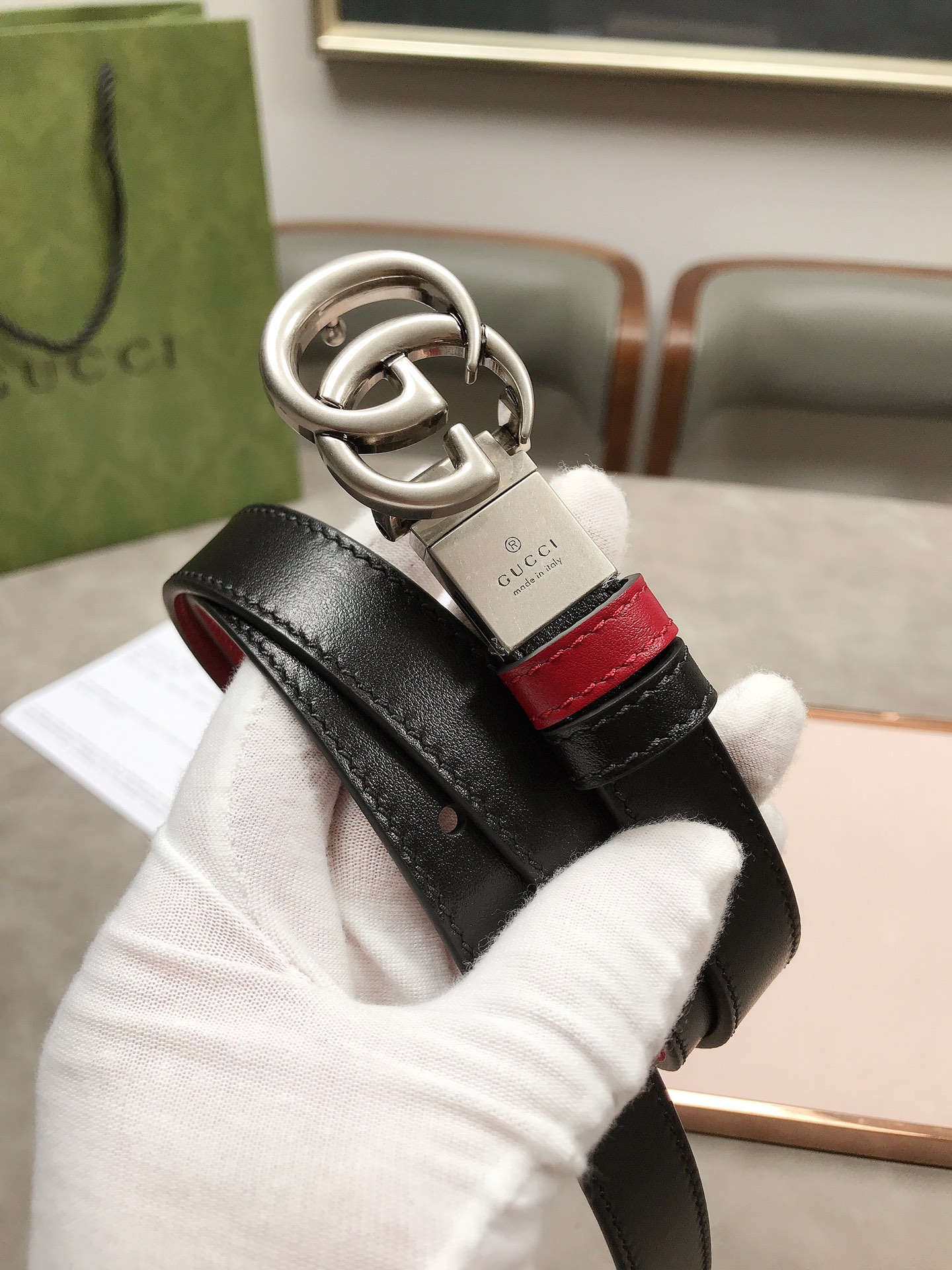 Gucci Female Basic Belt Black M