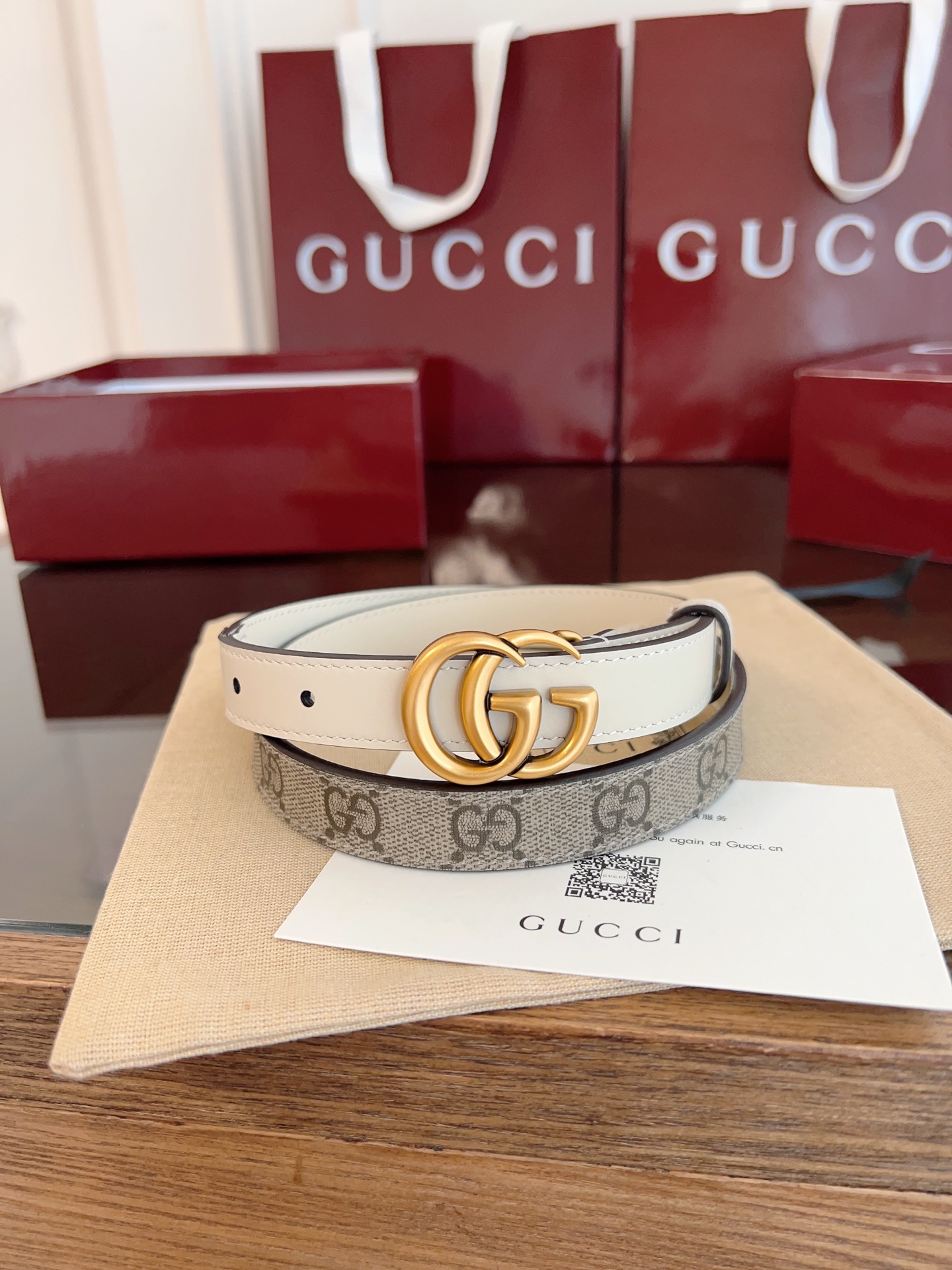 Gucci Female Basic Belt Cow Leather 13514-s-m-l