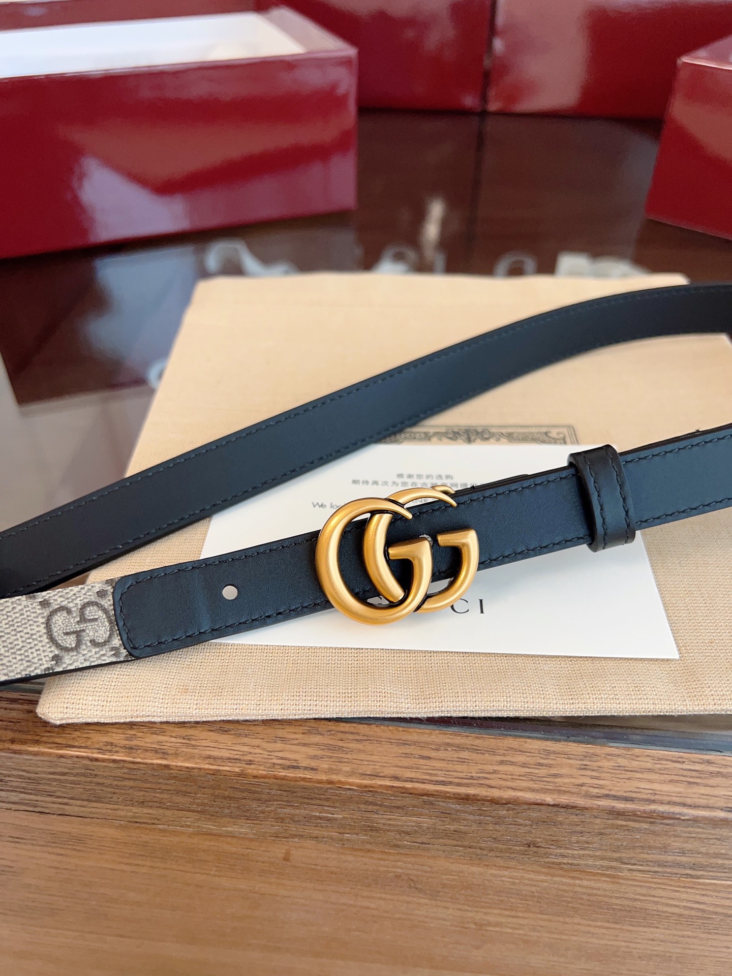 Gucci Female Basic Belt Cow Leather 13514-s-m-l