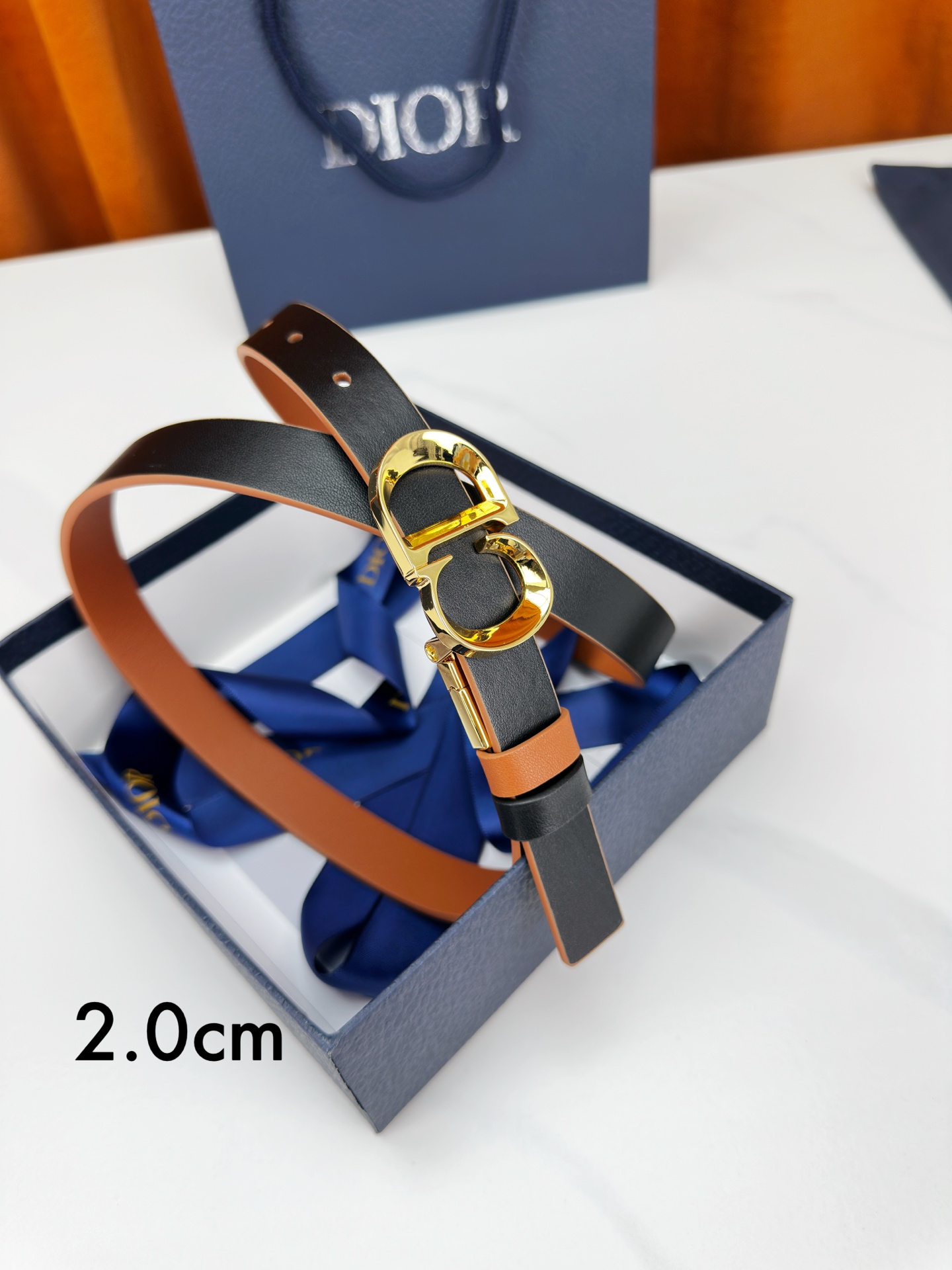 Dior Female Leather Belt M-l