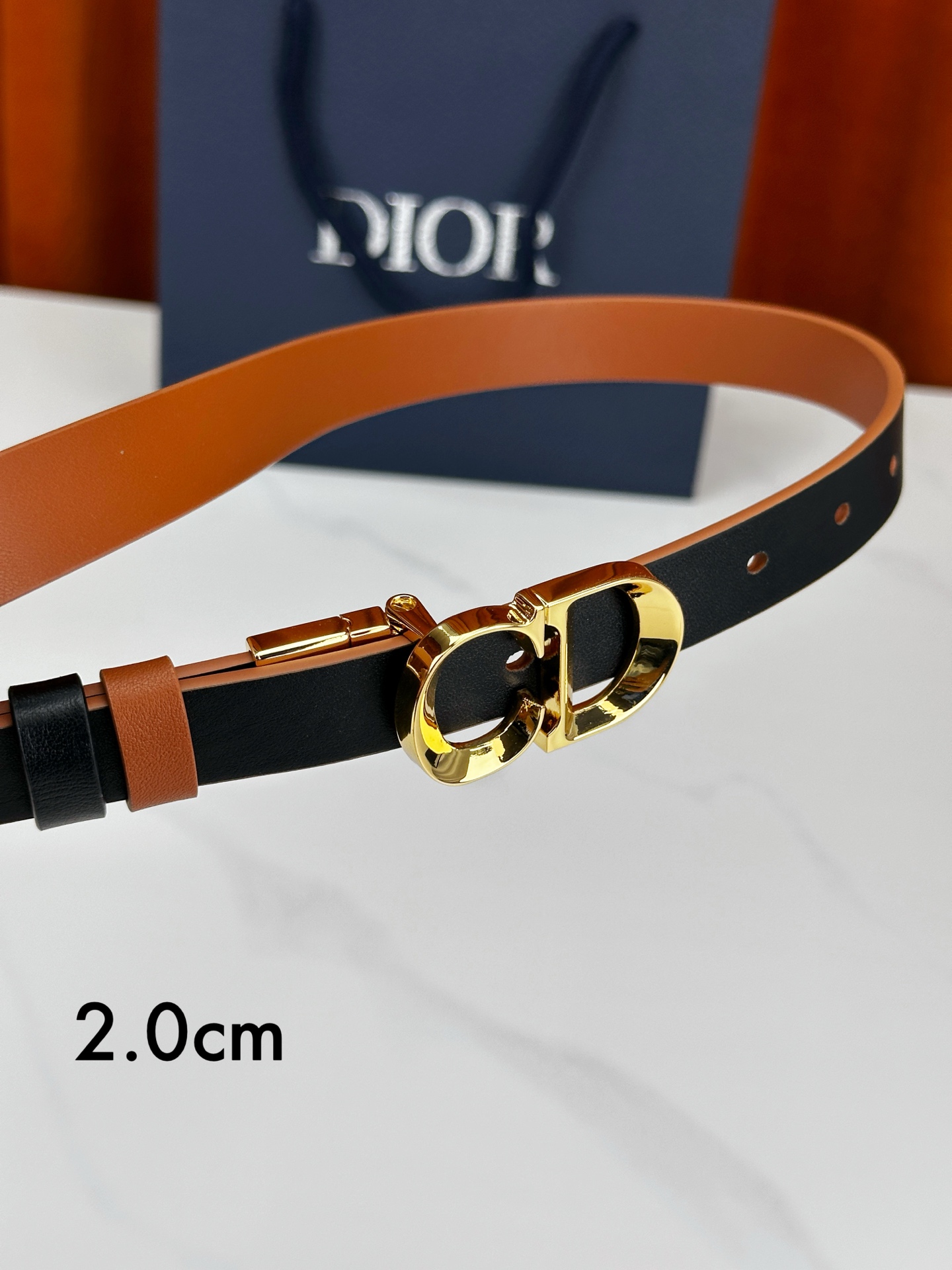 Dior Female Leather Belt M-l