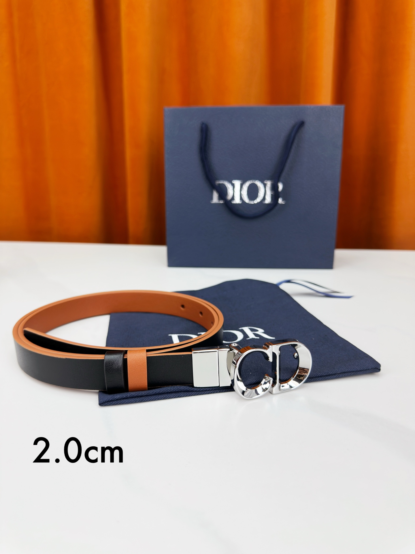 Dior Female Leather Belt M-l