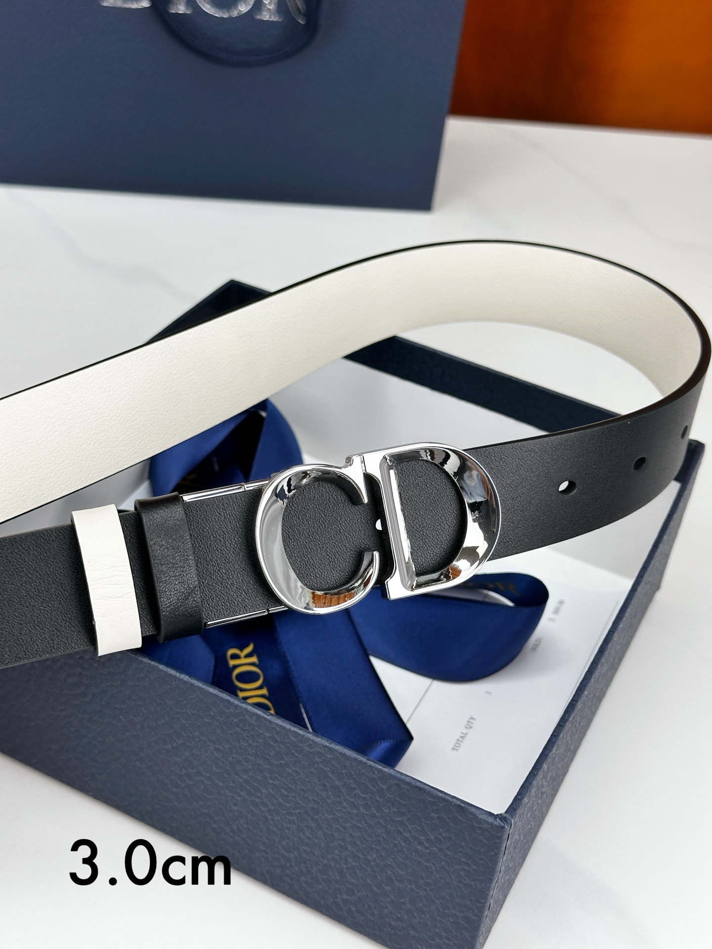 Dior Female Basic Belt Cow Leather Black M