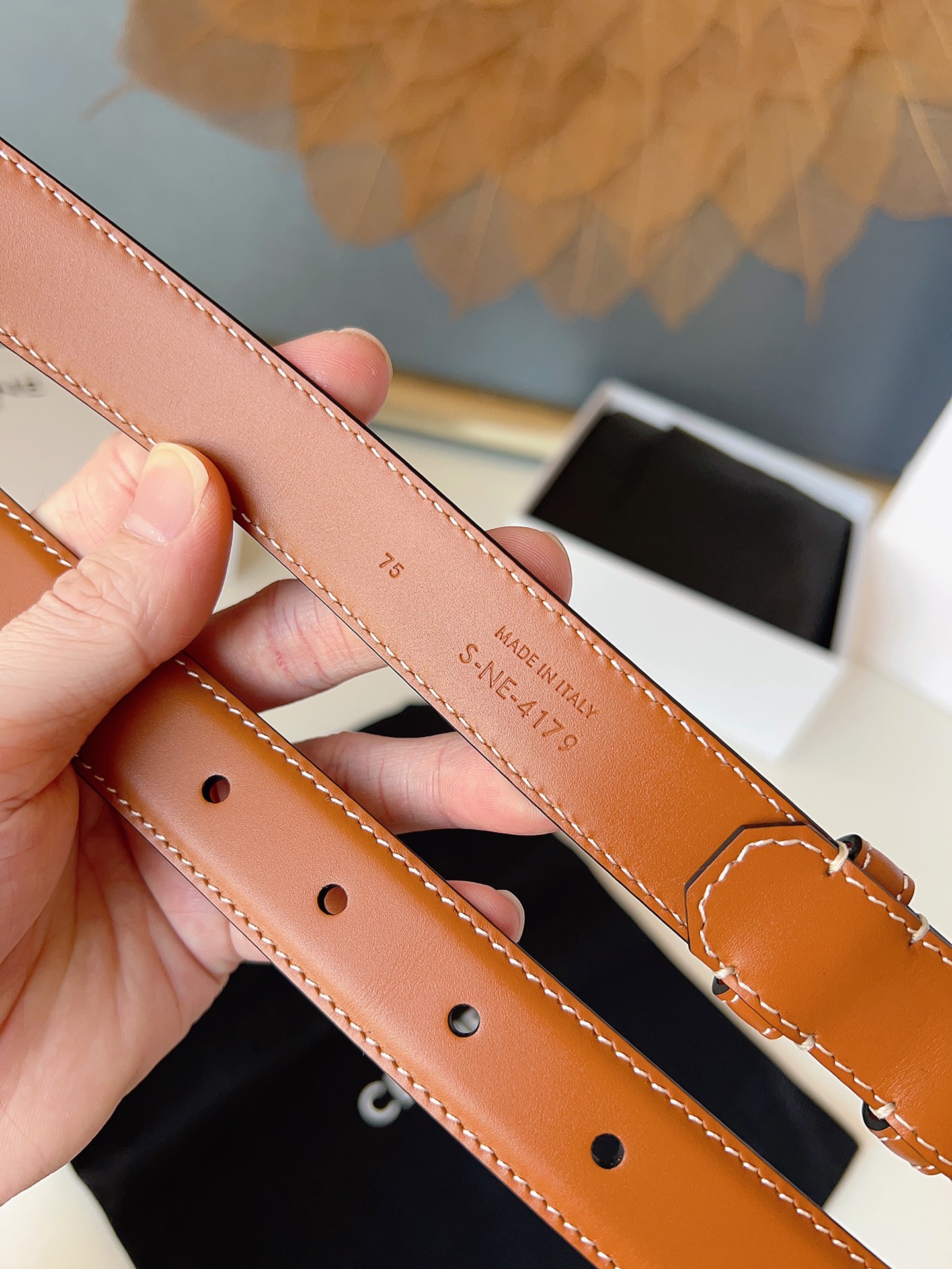 Celine Female Basic Belt Gold M-l